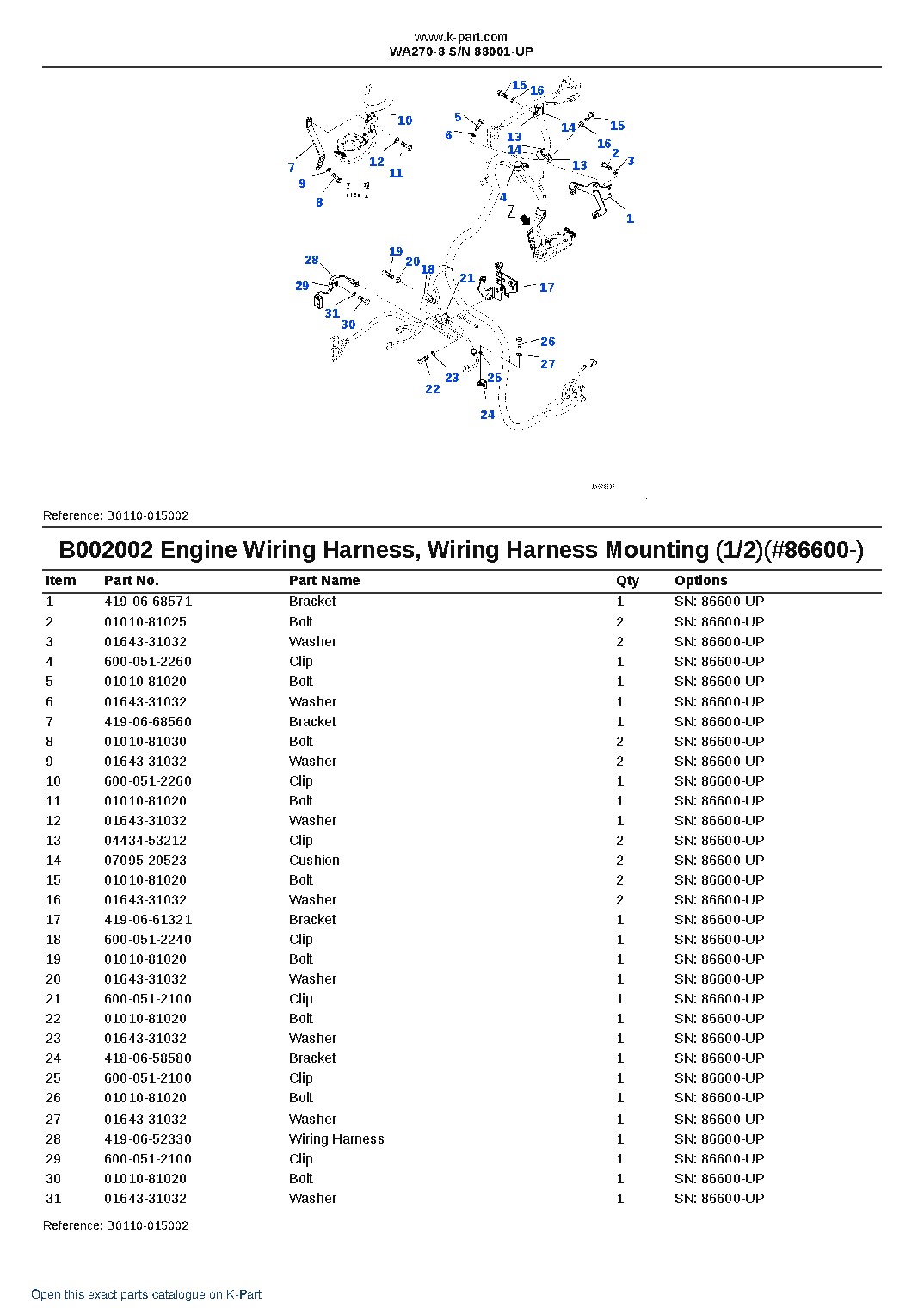 WA270-8 S/N 88001-UP – sample page 4