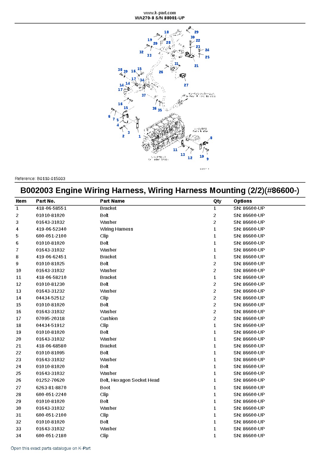 WA270-8 S/N 88001-UP – sample page 5