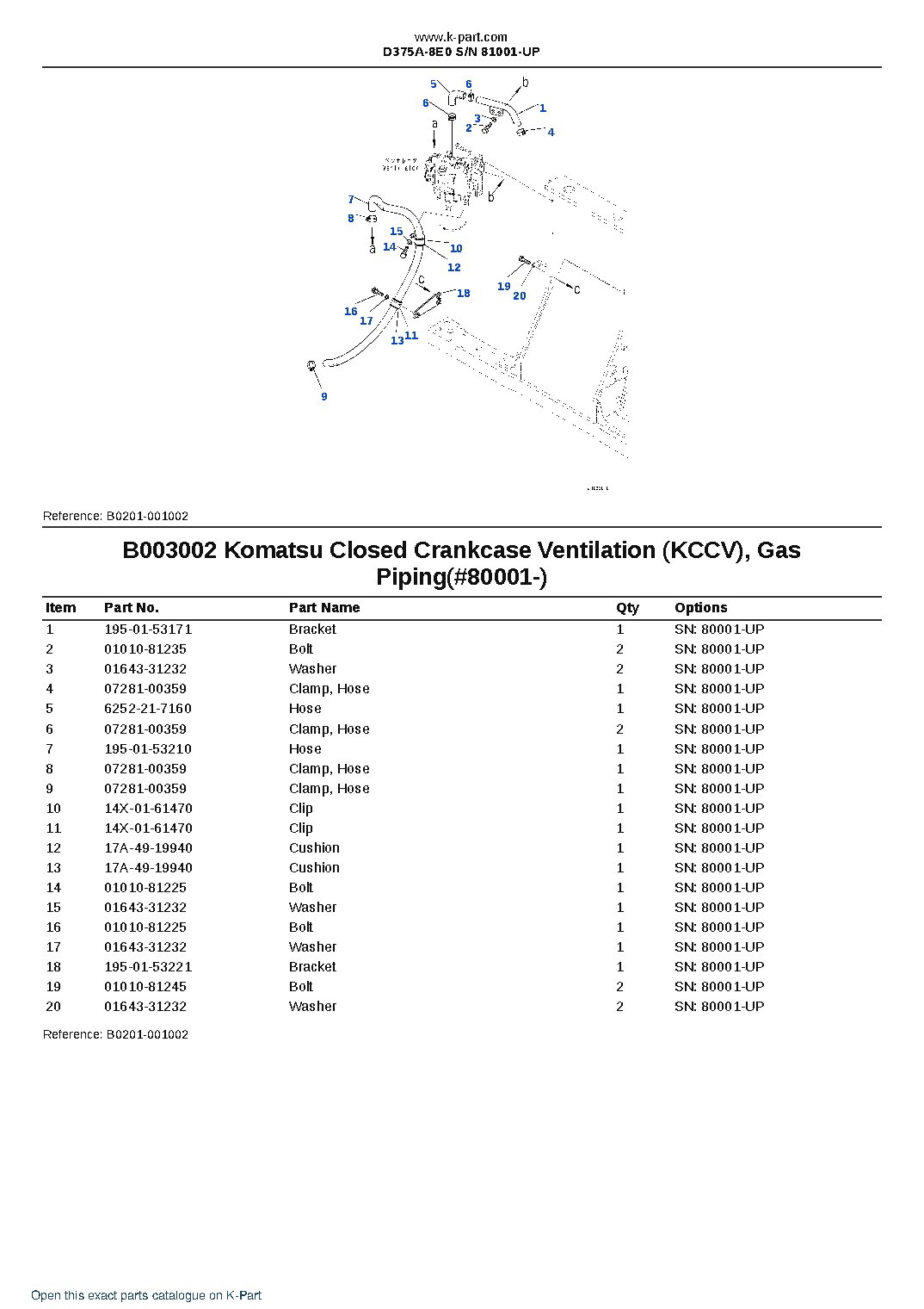 D375A-8E0 S/N 81001-UP – sample page 6 D375A-8E0 S/N 81001-UP – sample page 6