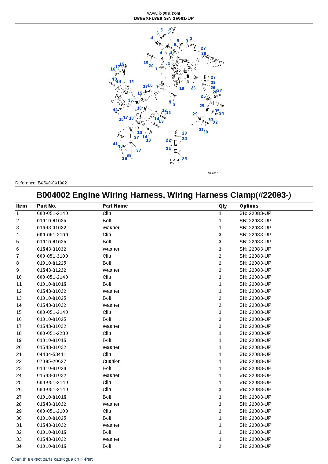 D85EXI-18E0 S/N 26001-UP – sample page 8 D85EXI-18E0 S/N 26001-UP – sample page 8