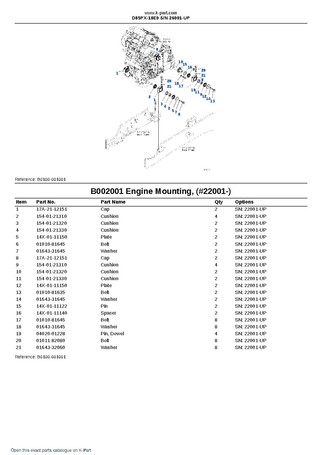 D85PX-18E0 S/N 26001-UP – sample page 4 D85PX-18E0 S/N 26001-UP – sample page 4