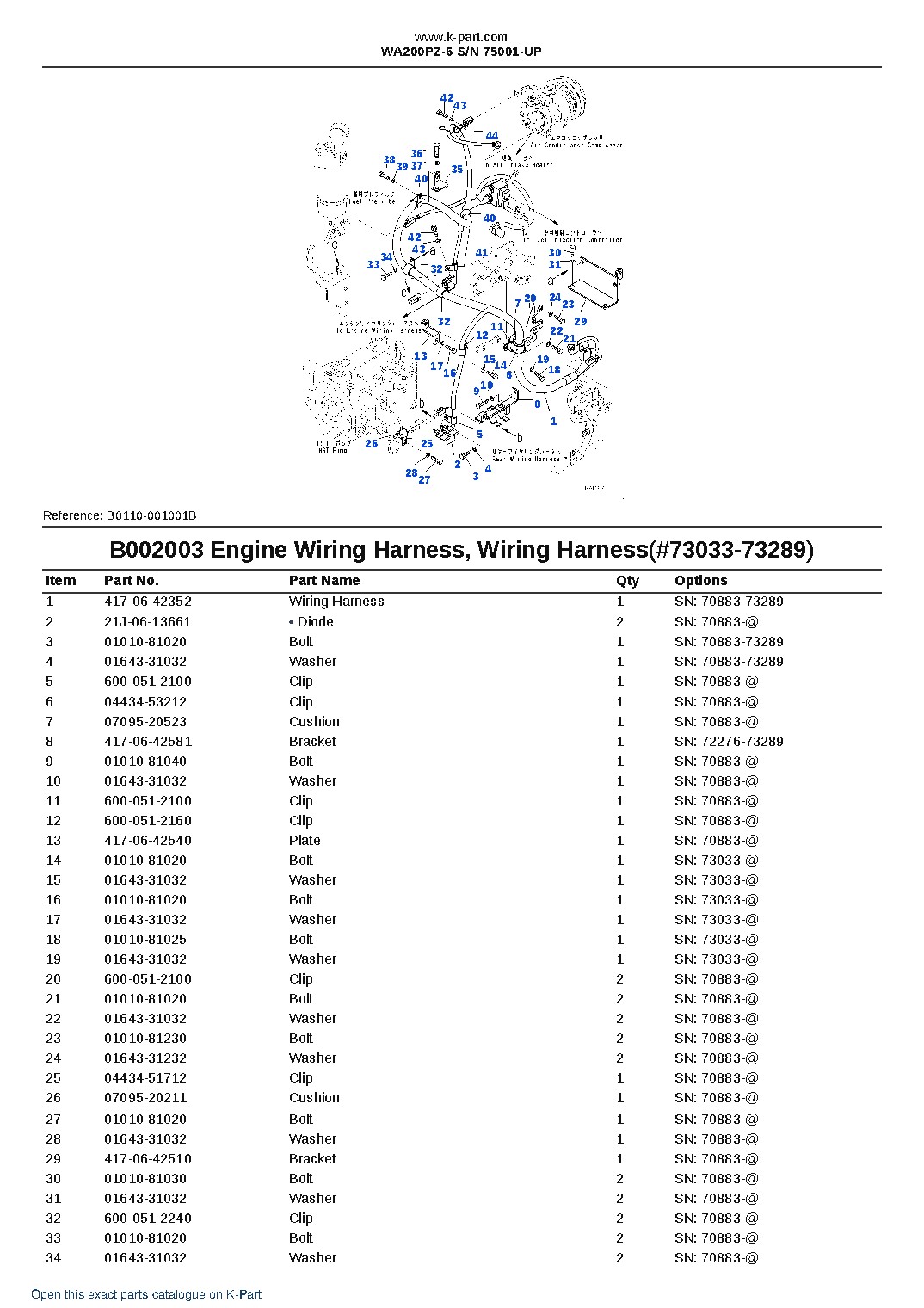 WA200PZ-6 S/N 75001-UP – sample page 6 WA200PZ-6 S/N 75001-UP – sample page 6