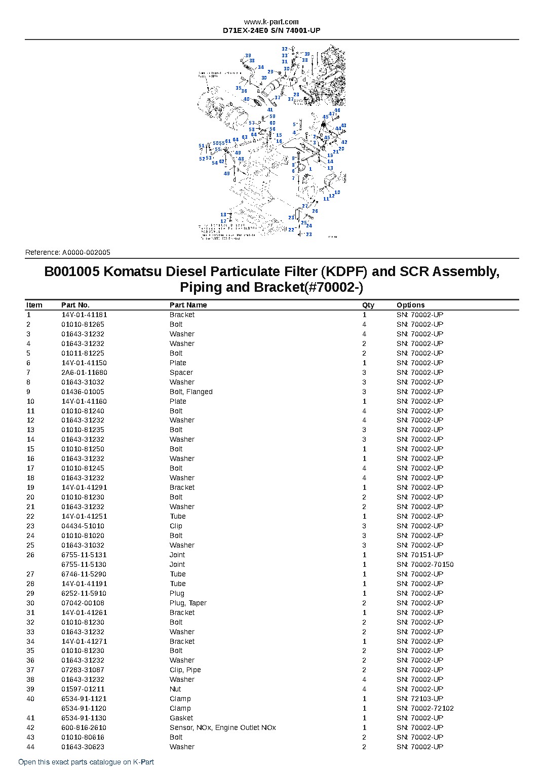 D71EX-24E0 S/N 74001-UP – sample page 7 D71EX-24E0 S/N 74001-UP – sample page 7