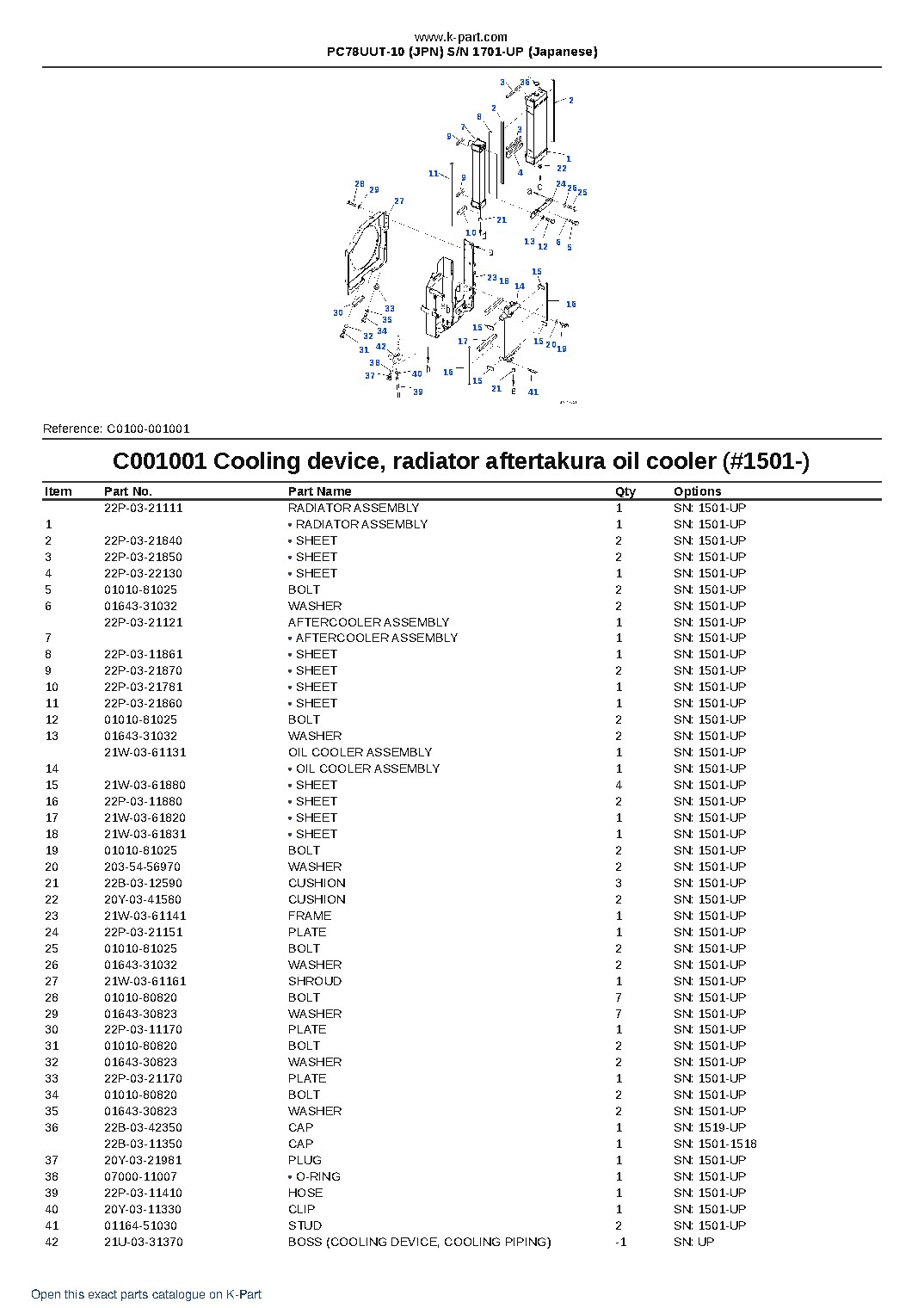 PC78UUT-10 (JPN)  S/N 1701-UP (Japanese) – sample page 10