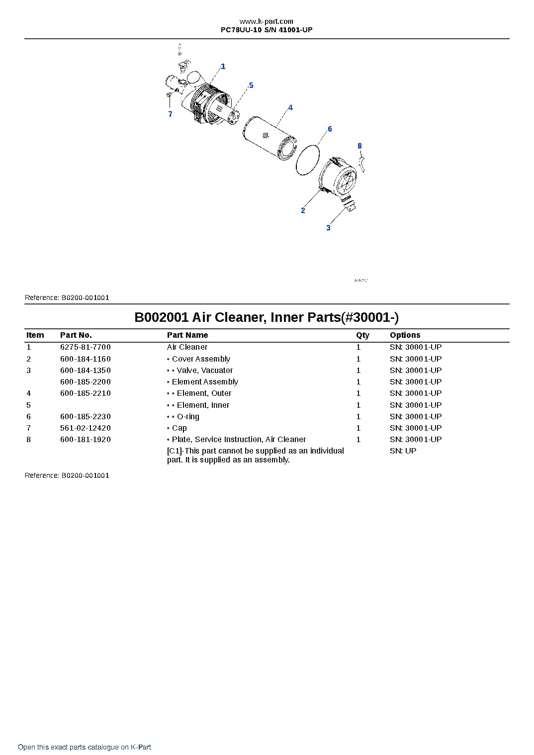 PC78UU-10 S/N 41001-UP – sample page 3 PC78UU-10 S/N 41001-UP – sample page 3