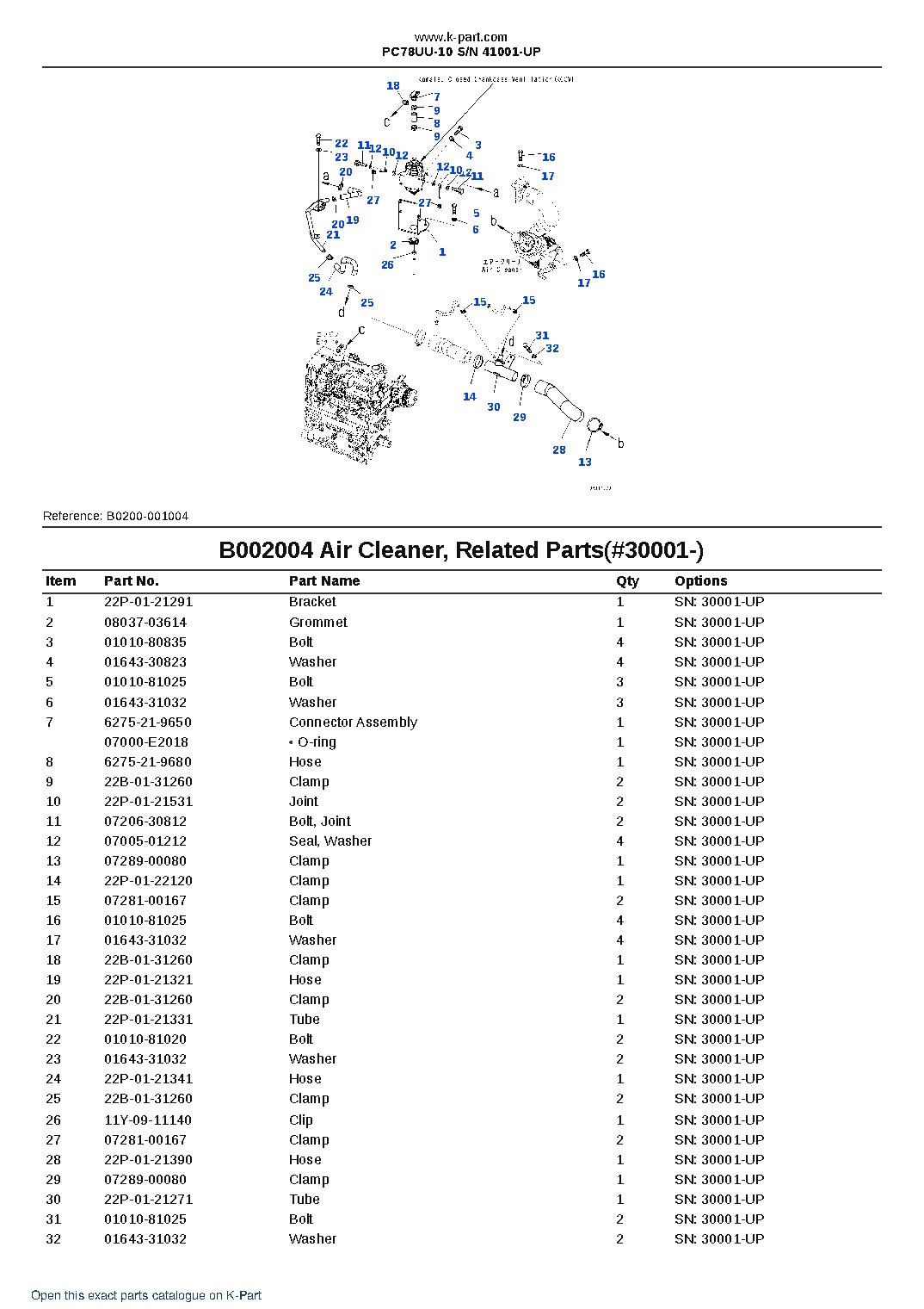 PC78UU-10 S/N 41001-UP – sample page 7 PC78UU-10 S/N 41001-UP – sample page 7