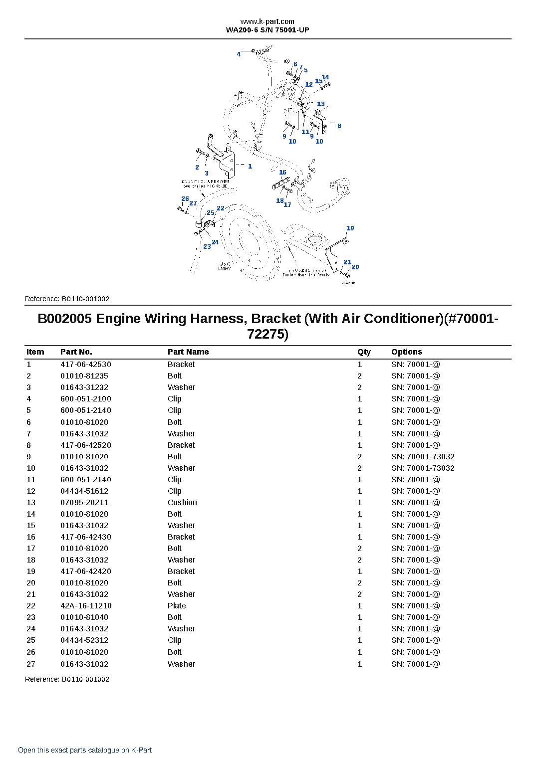 WA200-6 S/N 75001-UP – sample page 10 WA200-6 S/N 75001-UP – sample page 10