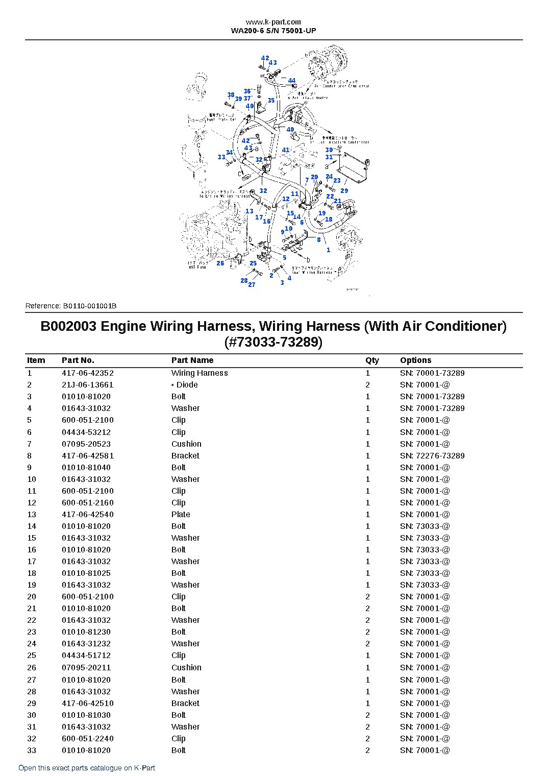 WA200-6 S/N 75001-UP – sample page 6 WA200-6 S/N 75001-UP – sample page 6