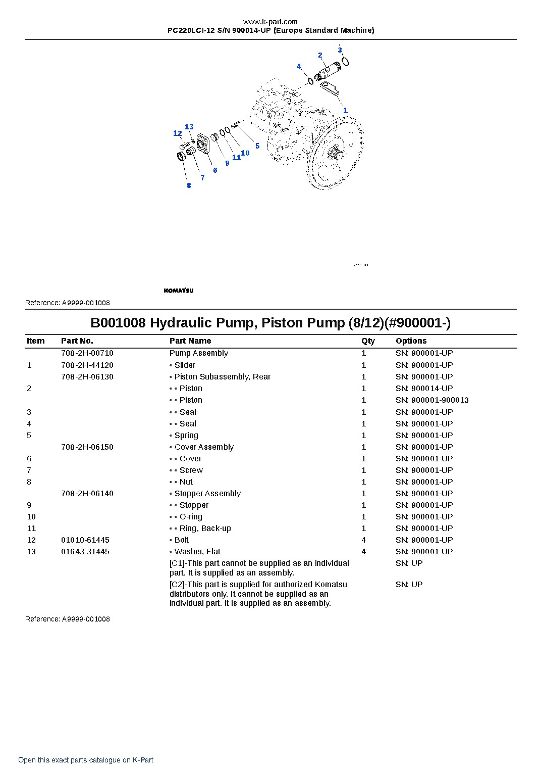 PC220LCI-12 S/N 900014-UP (Europe Standard Machine) – sample page 8 PC220LCI-12 S/N 900014-UP (Europe Standard Machine) – sample page 8