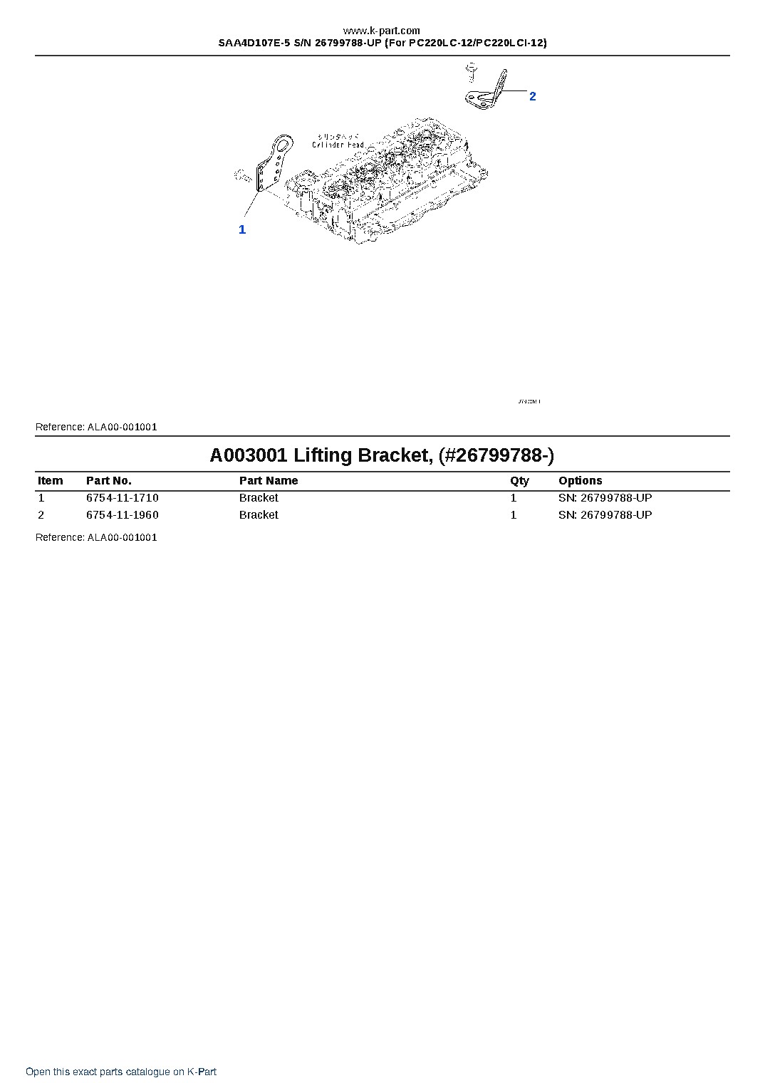 SAA4D107E-5 S/N 26799788-UP (For PC220LC-12/PC220LCI-12) – sample page 3 SAA4D107E-5 S/N 26799788-UP (For PC220LC-12/PC220LCI-12) – sample page 3