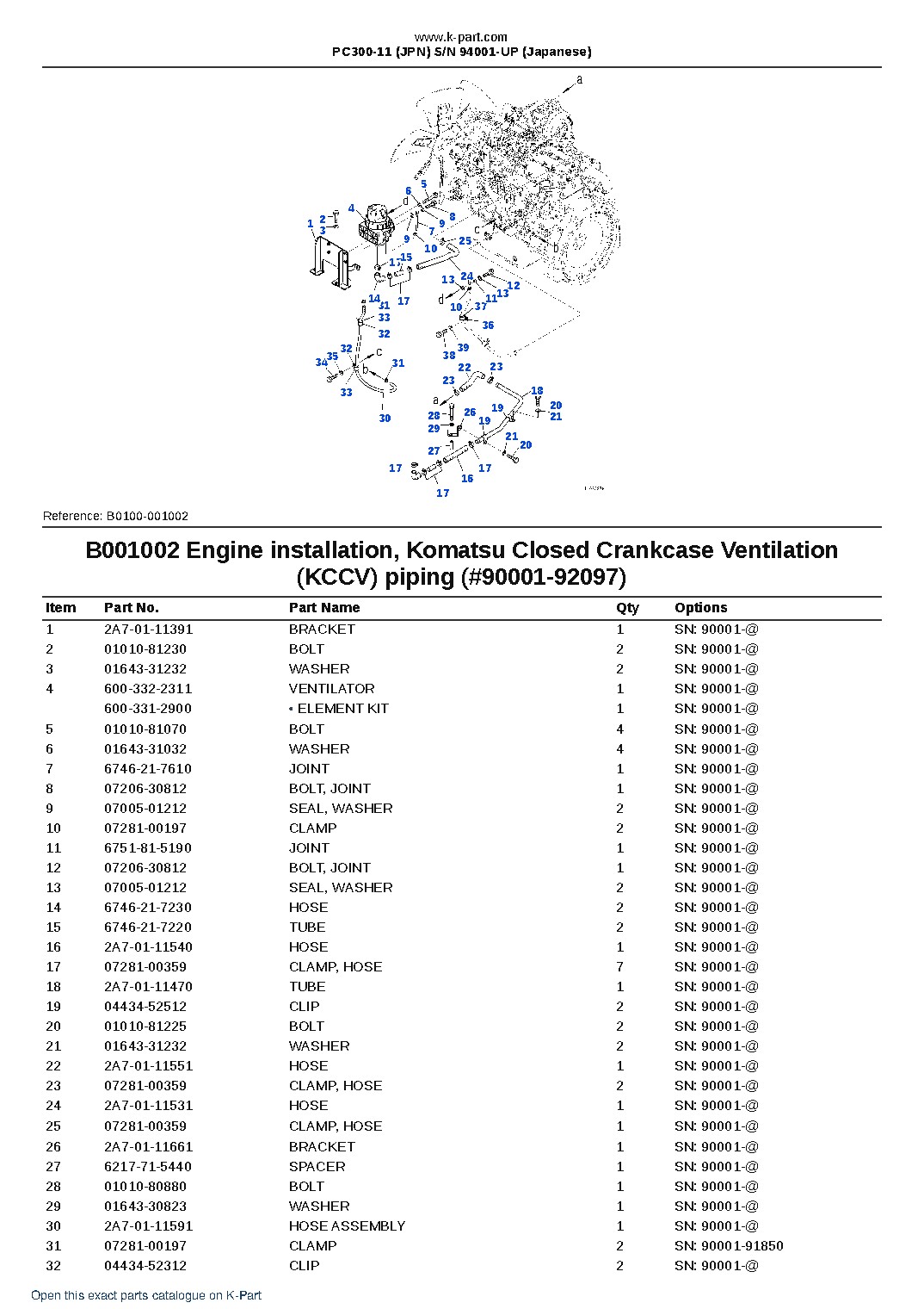PC300-11 (JPN) S/N 94001-UP (Japanese) – sample page 3 PC300-11 (JPN) S/N 94001-UP (Japanese) – sample page 3