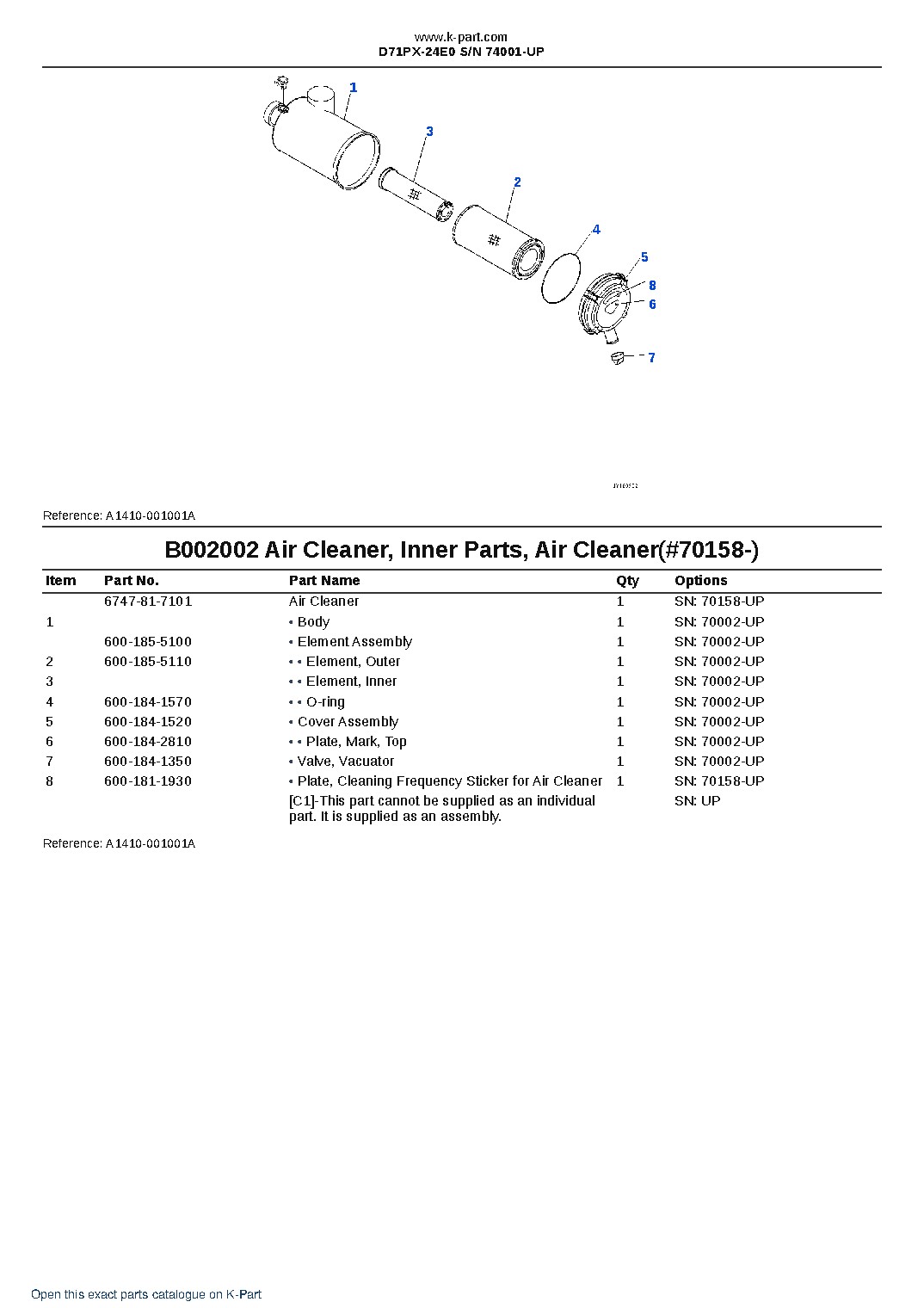 D71PX-24E0 S/N 74001-UP – sample page 10
