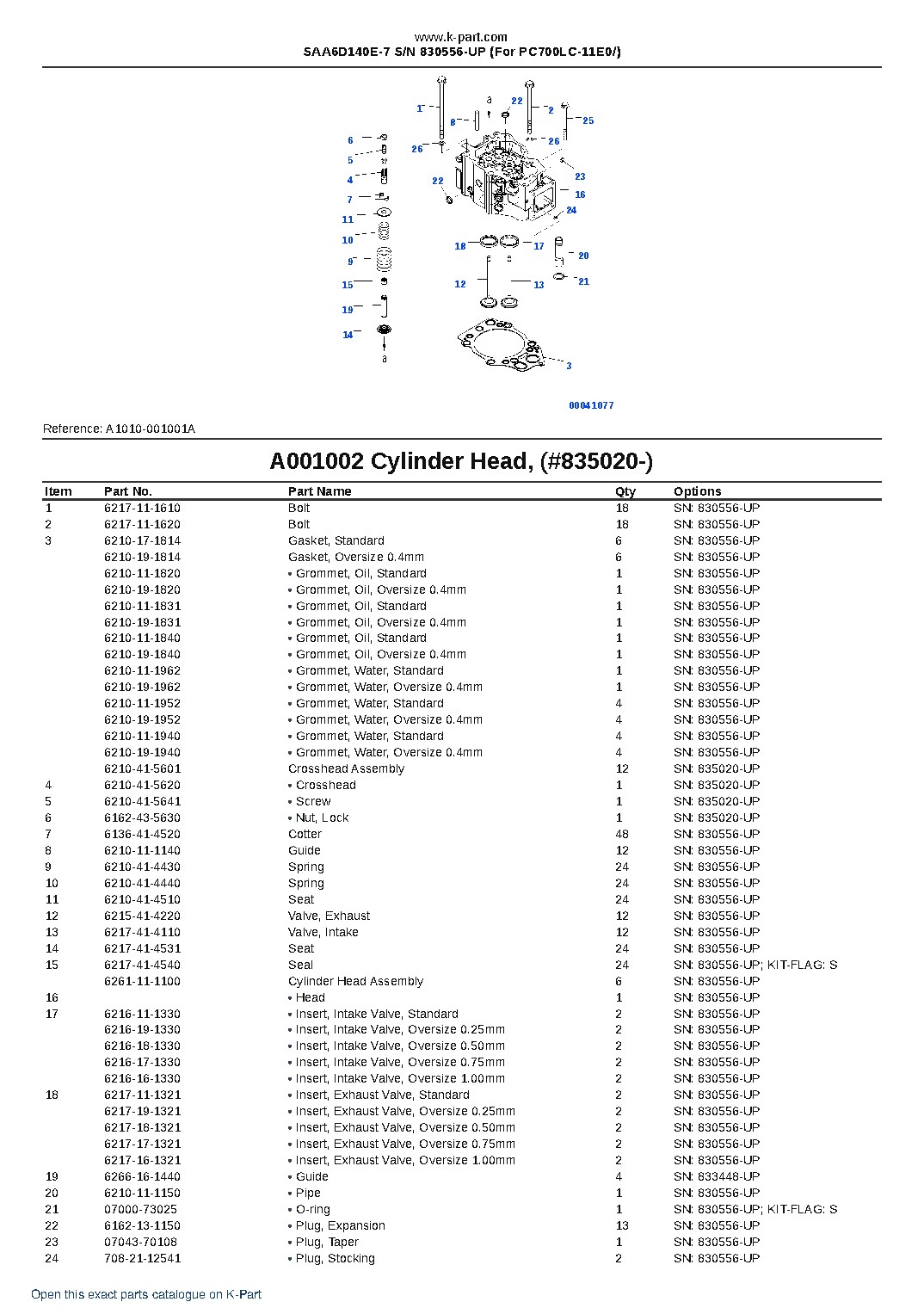 SAA6D140E-7 S/N 830556-UP (For PC700LC-11E0/) – sample page 3