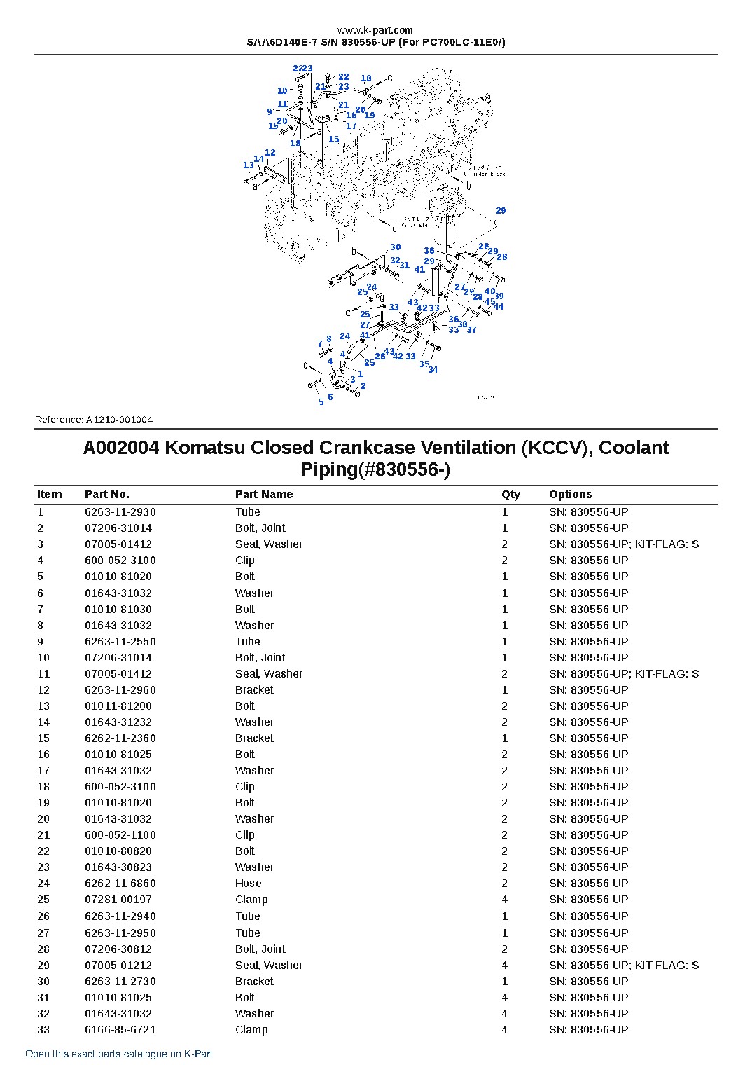 SAA6D140E-7 S/N 830556-UP (For PC700LC-11E0/) – sample page 9