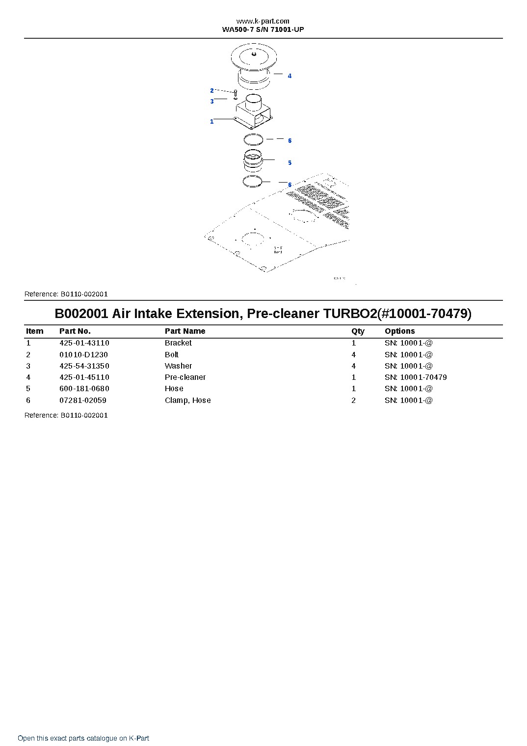 WA500-7 S/N 71001-UP – sample page 3 WA500-7 S/N 71001-UP – sample page 3