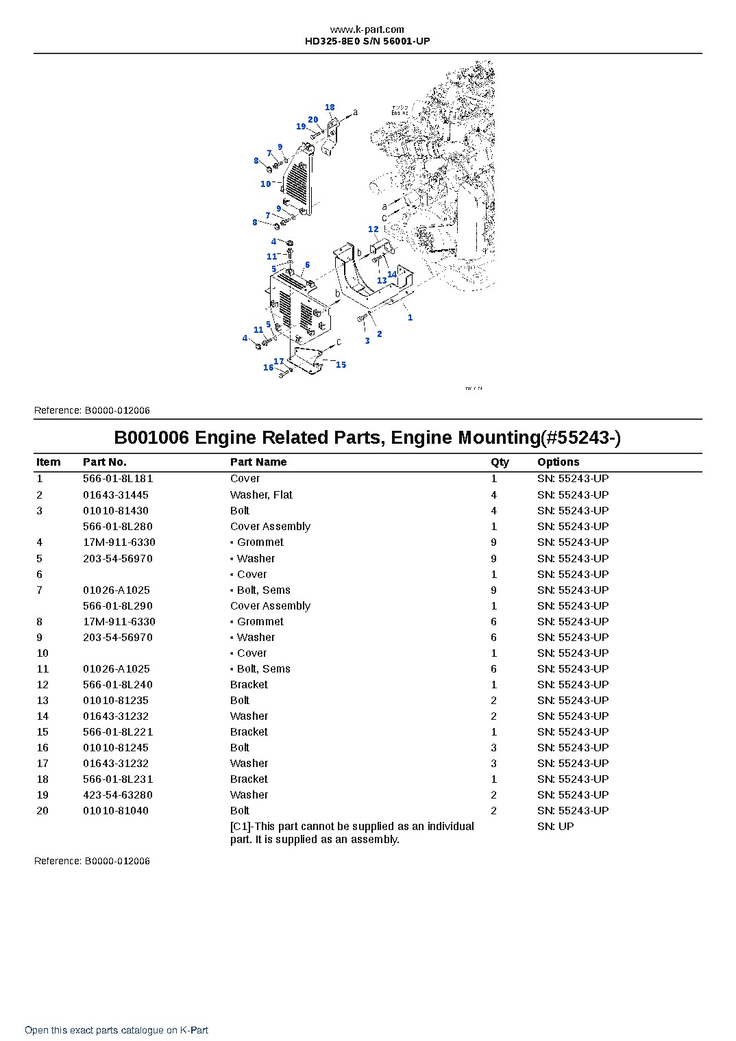 HD325-8E0 S/N 56001-UP – sample page 7