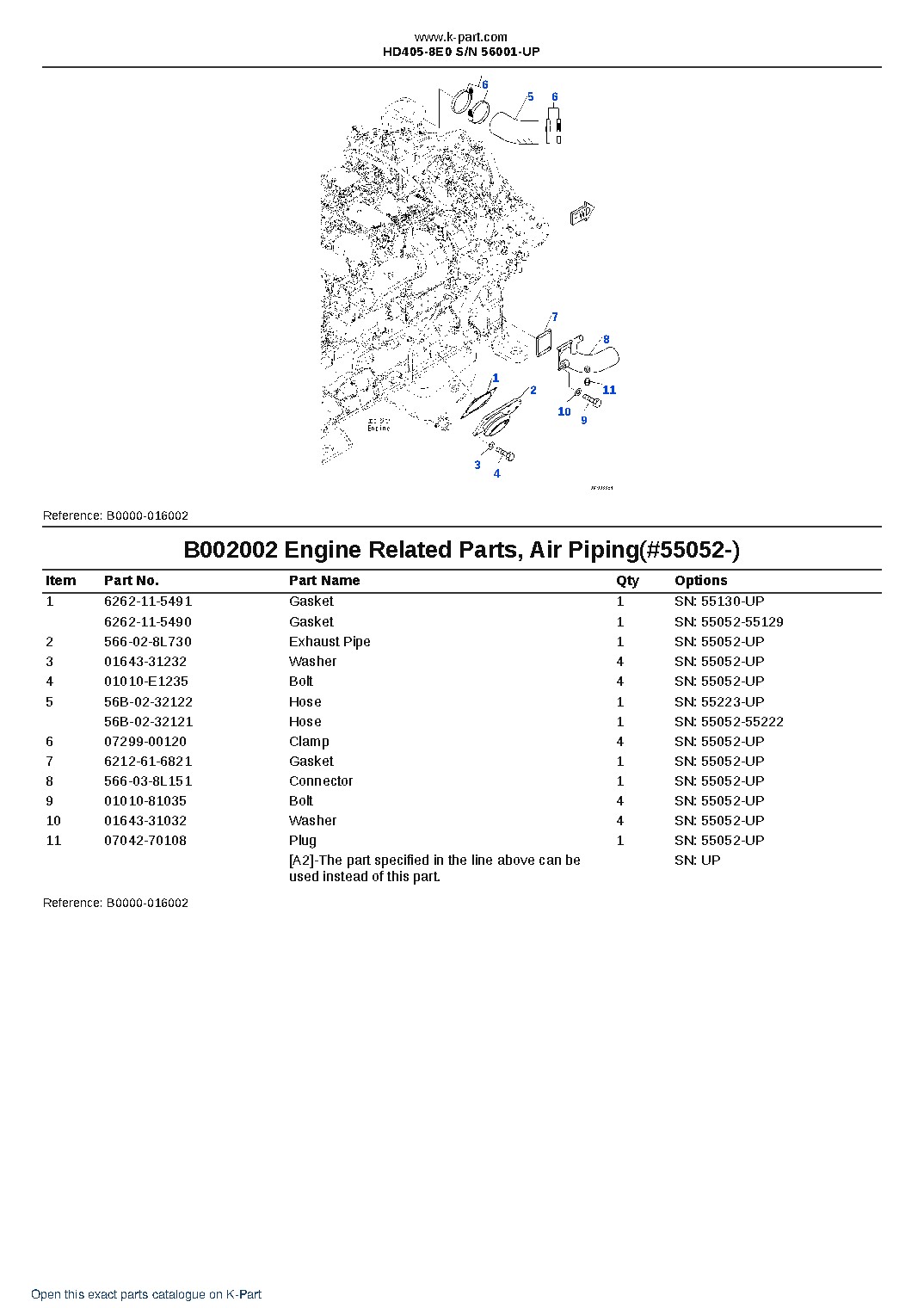 HD405-8E0 S/N 56001-UP – sample page 9 HD405-8E0 S/N 56001-UP – sample page 9
