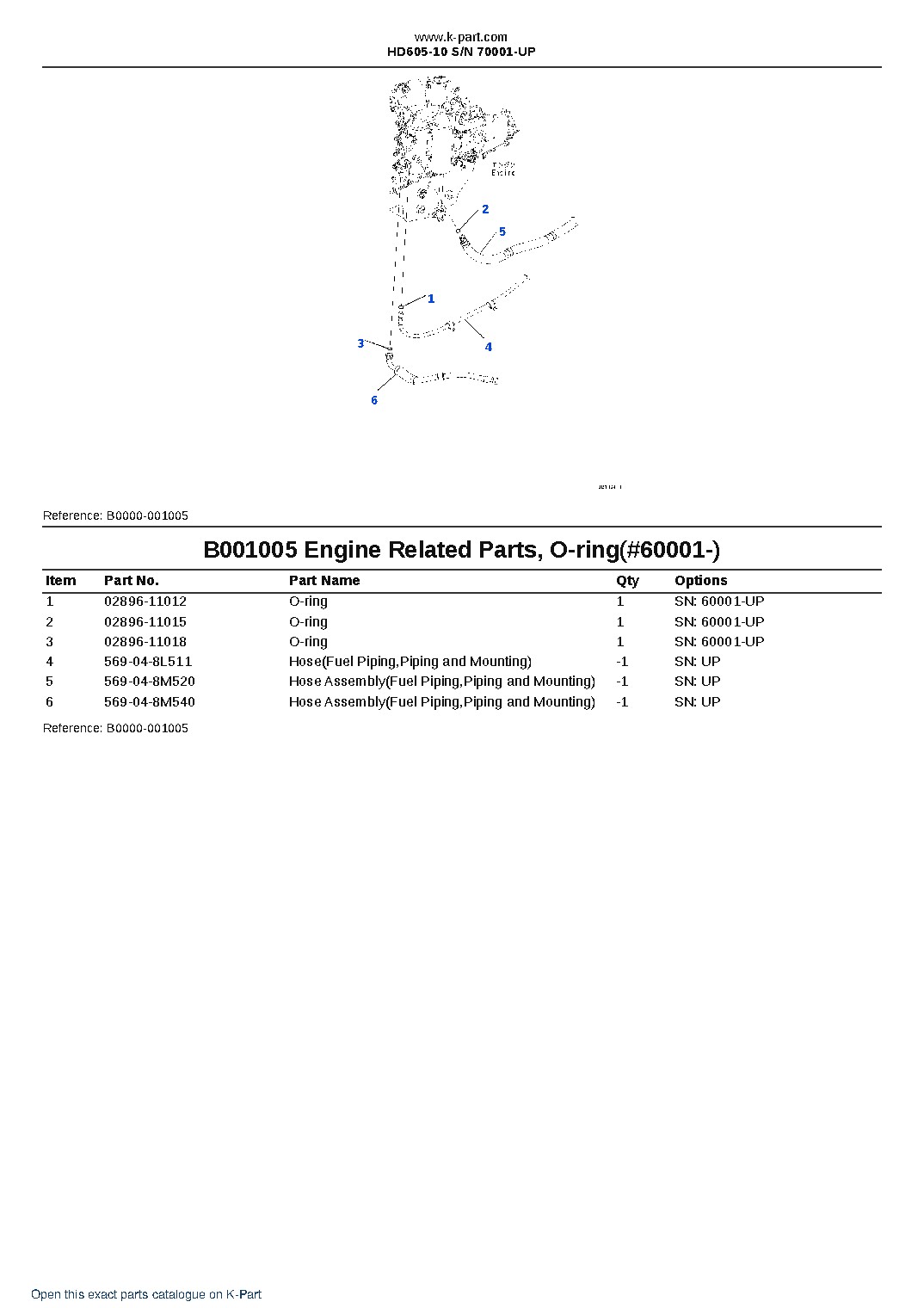 HD605-10 S/N 70001-UP – sample page 7 HD605-10 S/N 70001-UP – sample page 7
