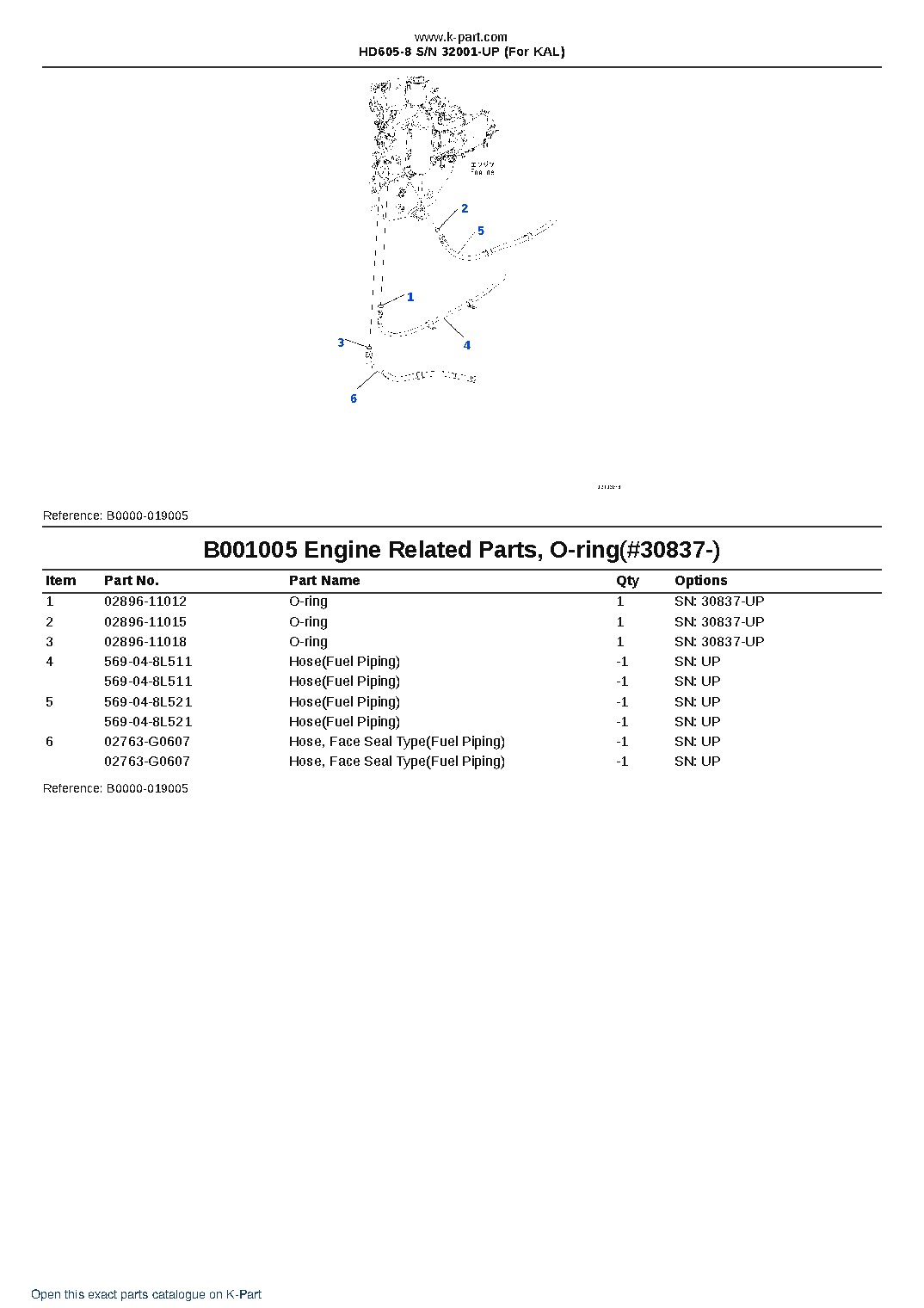 HD605-8 S/N 32001-UP (For KAL) – sample page 7 HD605-8 S/N 32001-UP (For KAL) – sample page 7
