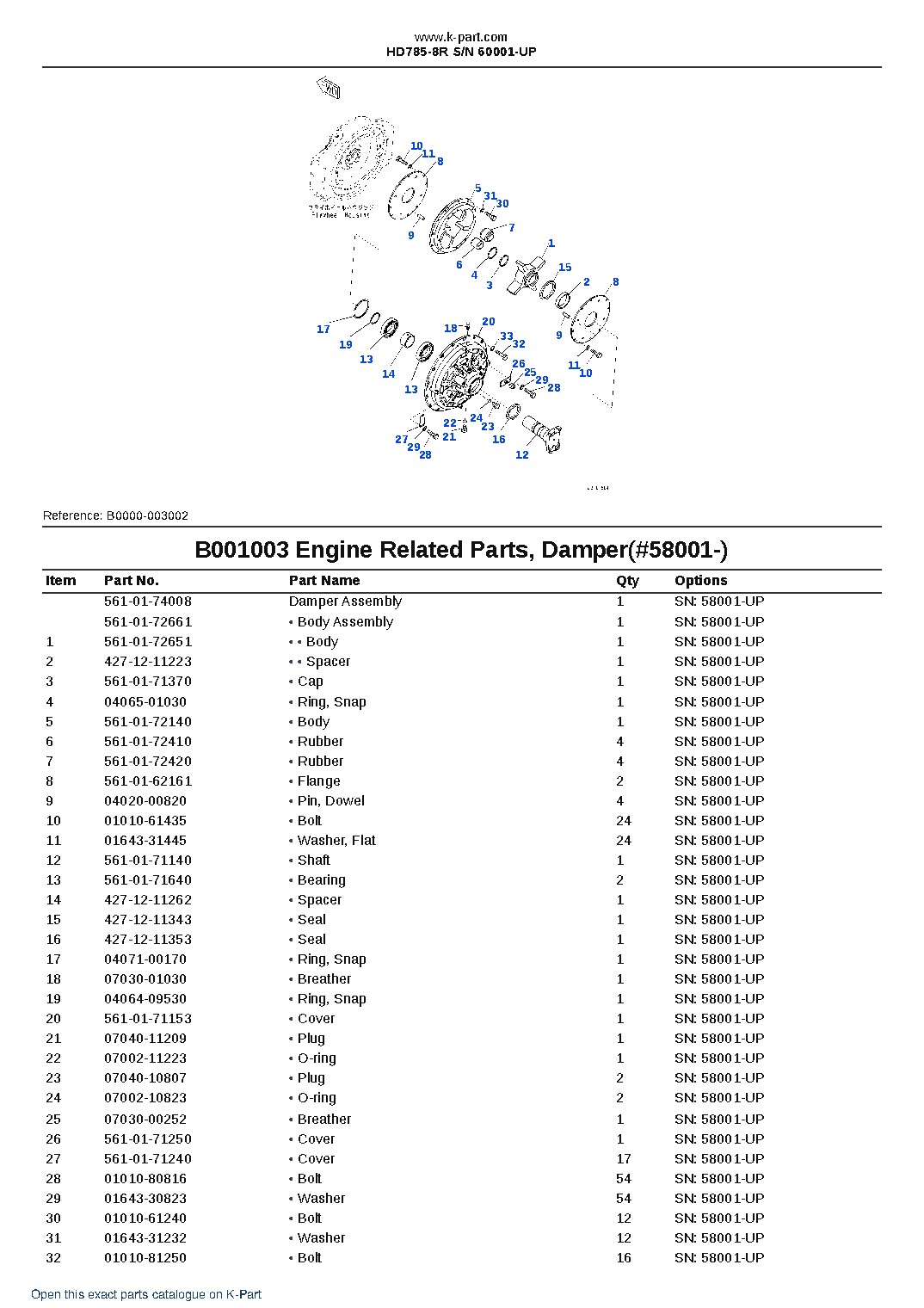 HD785-8R S/N 60001-UP – sample page 3 HD785-8R S/N 60001-UP – sample page 3