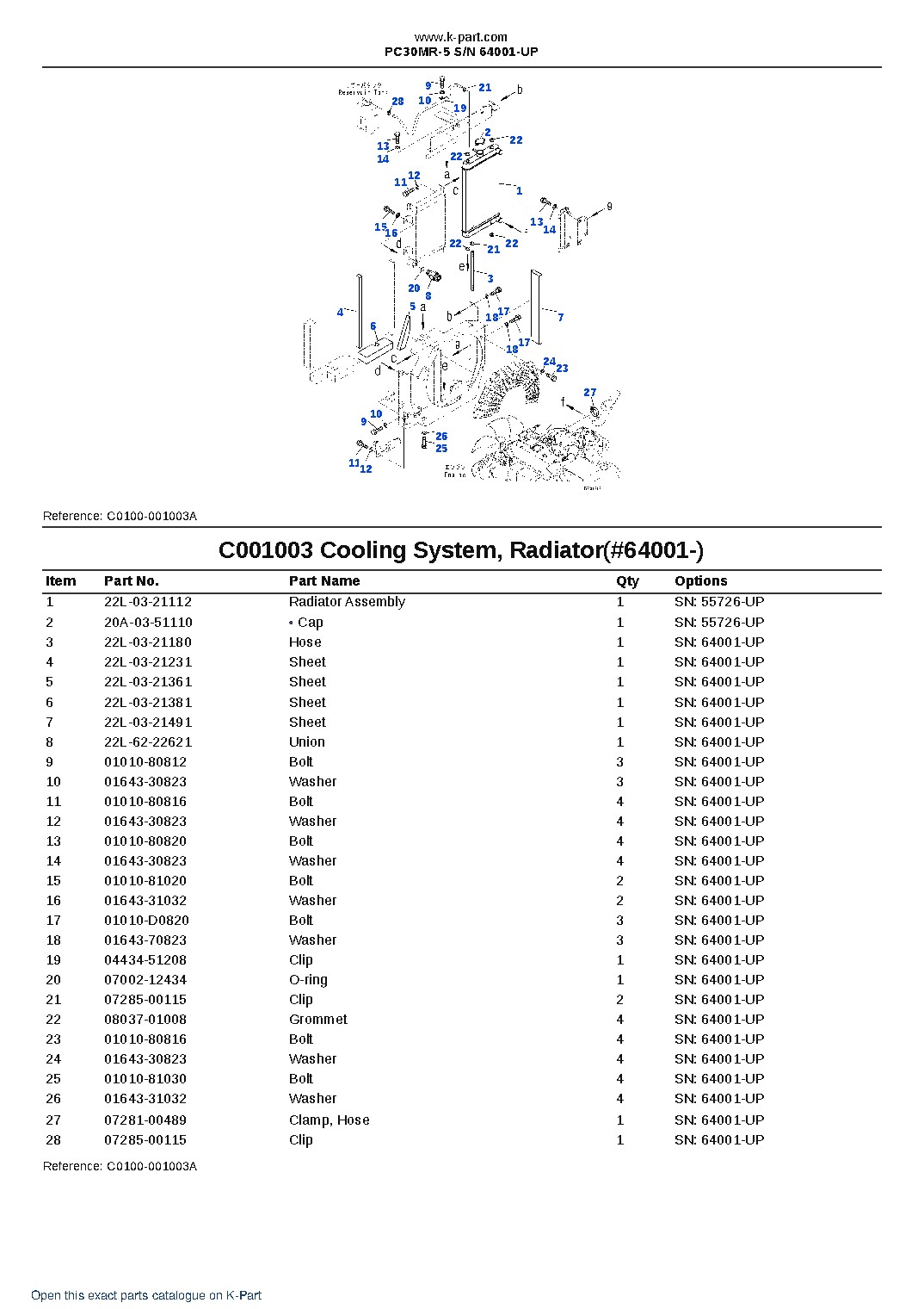 PC30MR-5 S/N 64001-UP – sample page 5 PC30MR-5 S/N 64001-UP – sample page 5