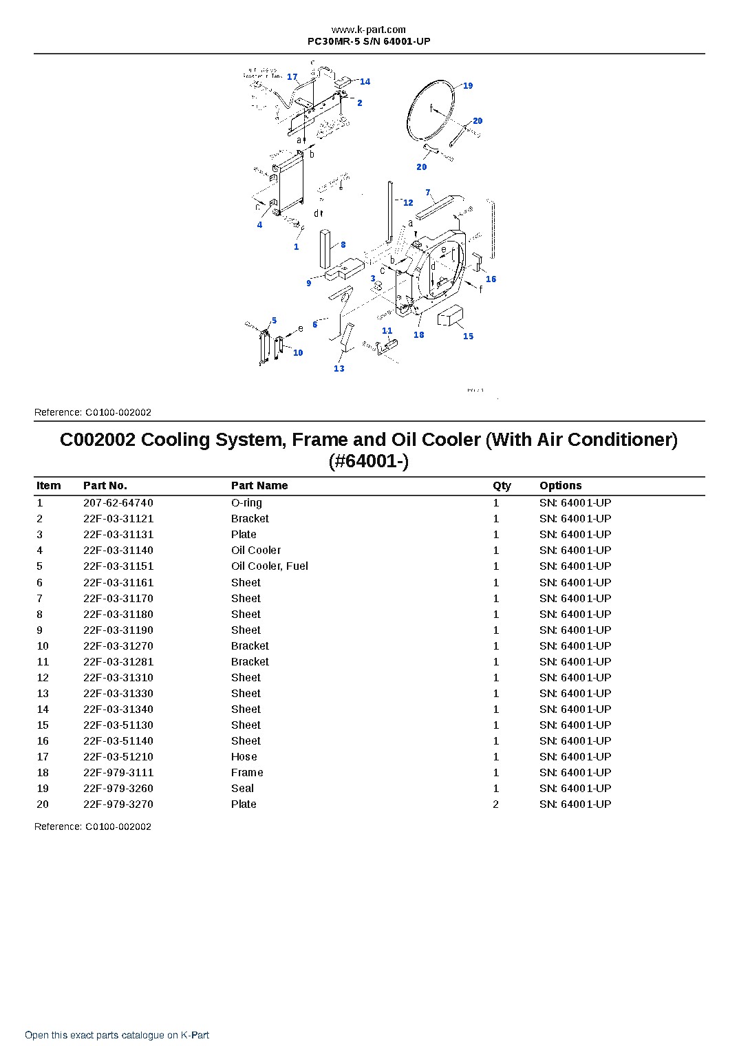PC30MR-5 S/N 64001-UP – sample page 7 PC30MR-5 S/N 64001-UP – sample page 7