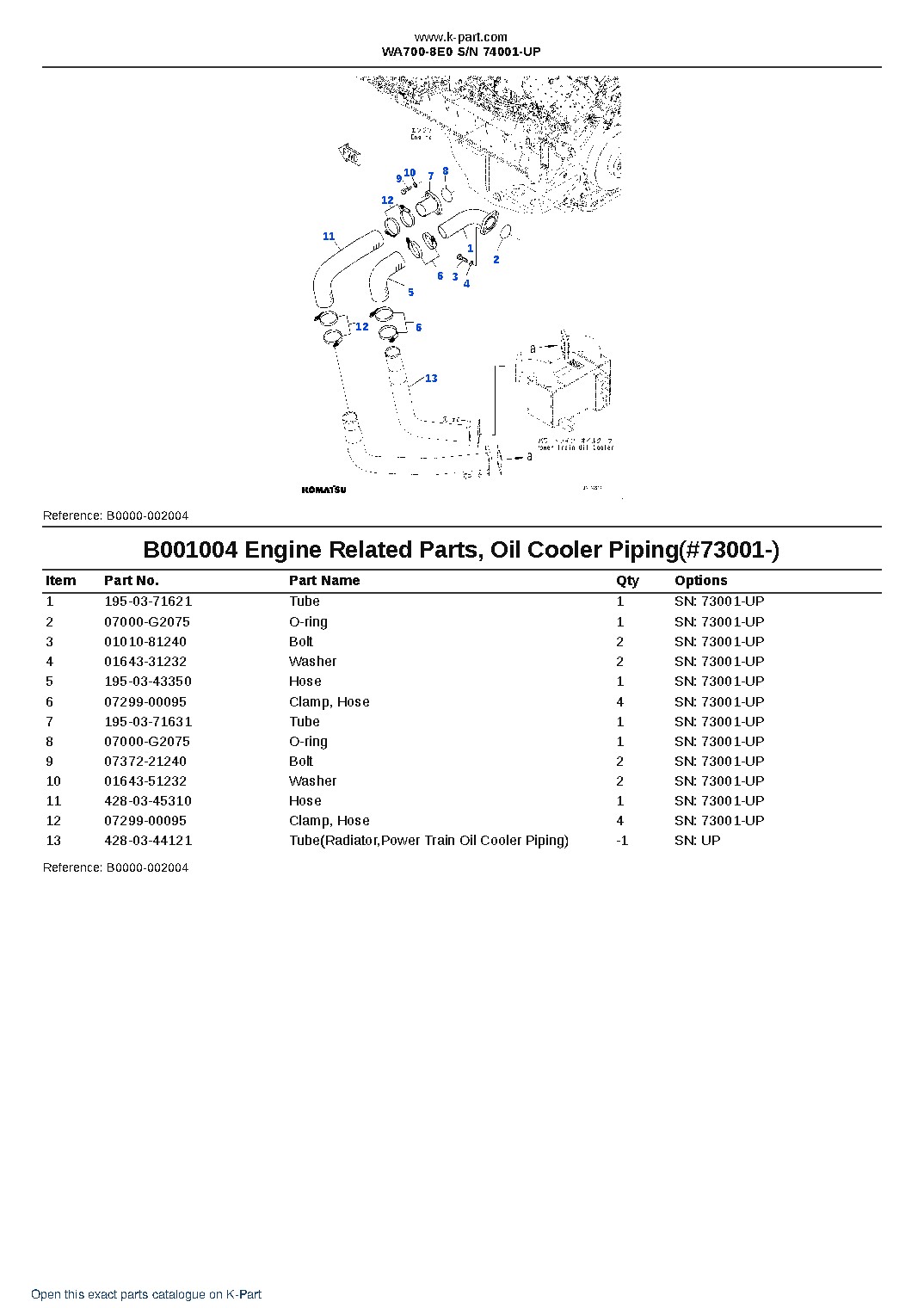 WA700-8E0 S/N 74001-UP – sample page 4 WA700-8E0 S/N 74001-UP – sample page 4