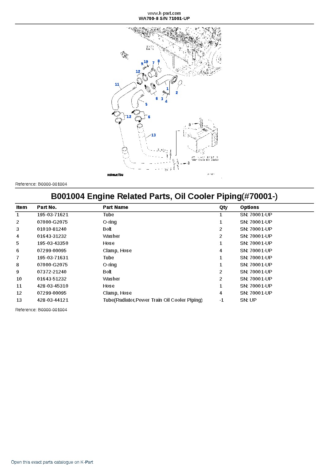 WA700-8 S/N 71001-UP – sample page 4 WA700-8 S/N 71001-UP – sample page 4