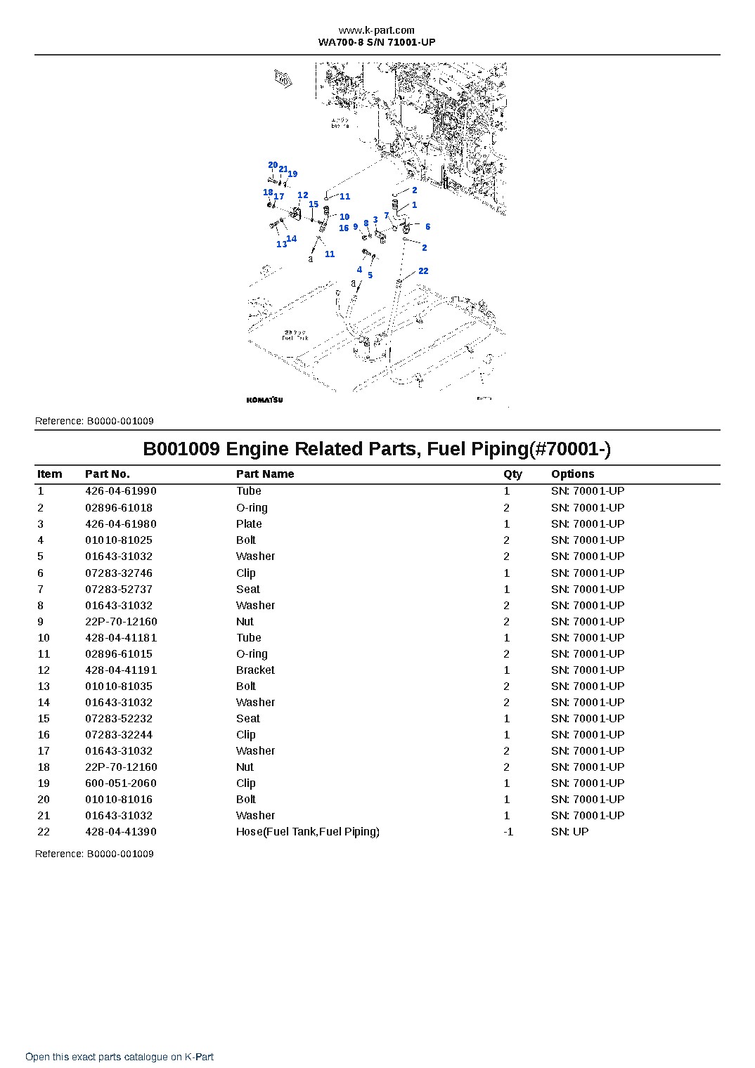 WA700-8 S/N 71001-UP – sample page 9 WA700-8 S/N 71001-UP – sample page 9