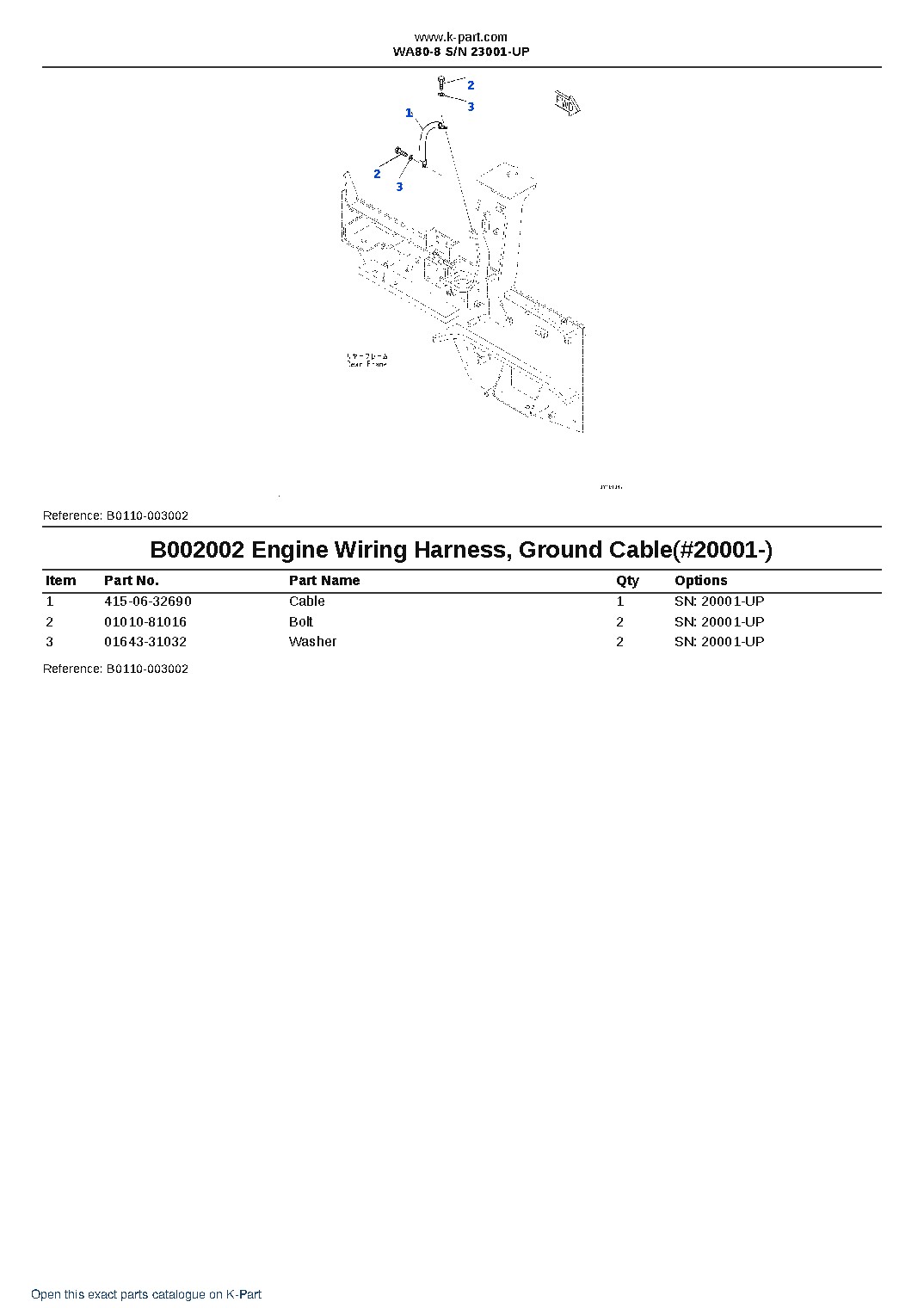 WA80-8 S/N 23001-UP – sample page 5 WA80-8 S/N 23001-UP – sample page 5