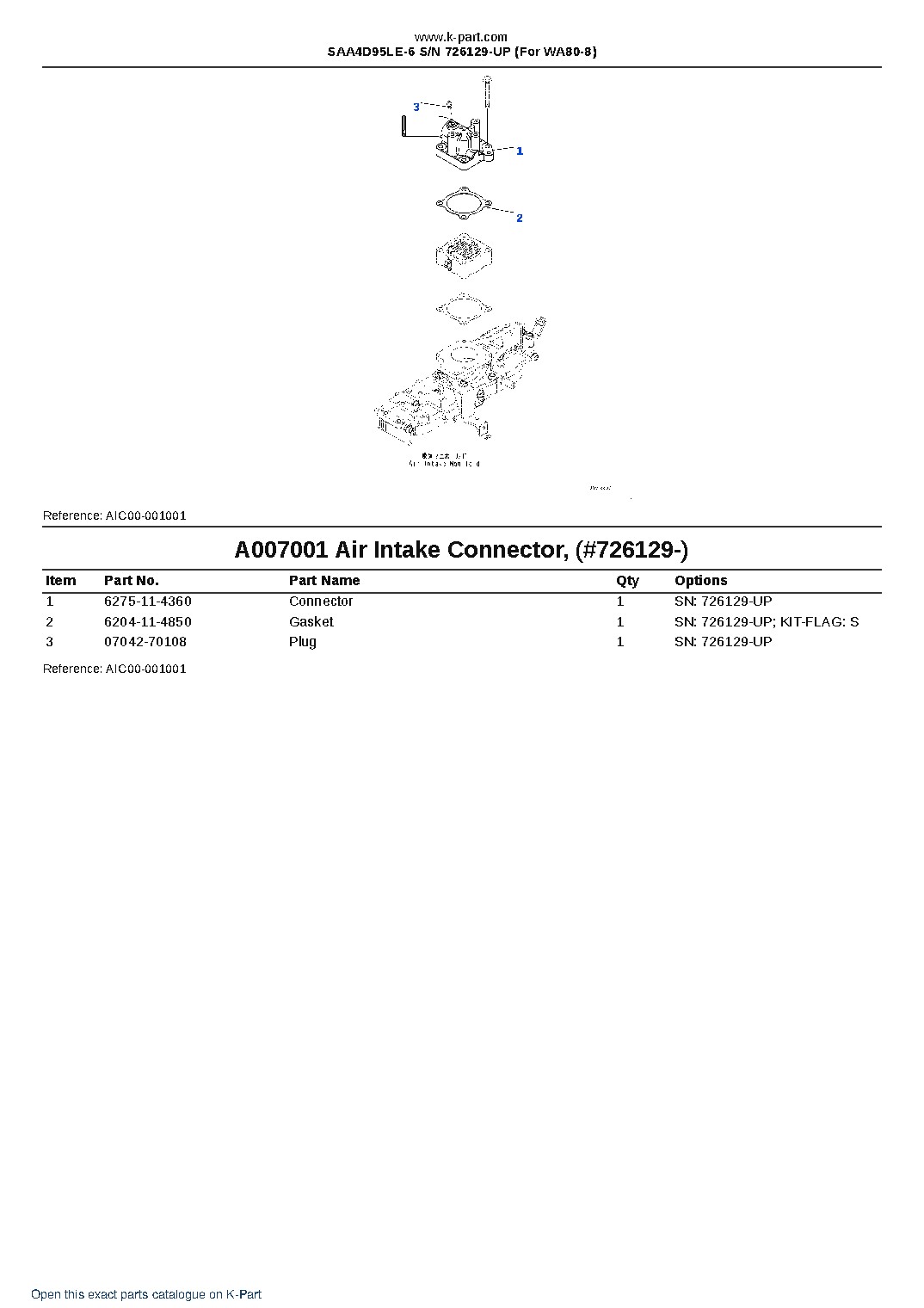 SAA4D95LE-6 S/N 726129-UP (For WA80-8) – sample page 8 SAA4D95LE-6 S/N 726129-UP (For WA80-8) – sample page 8