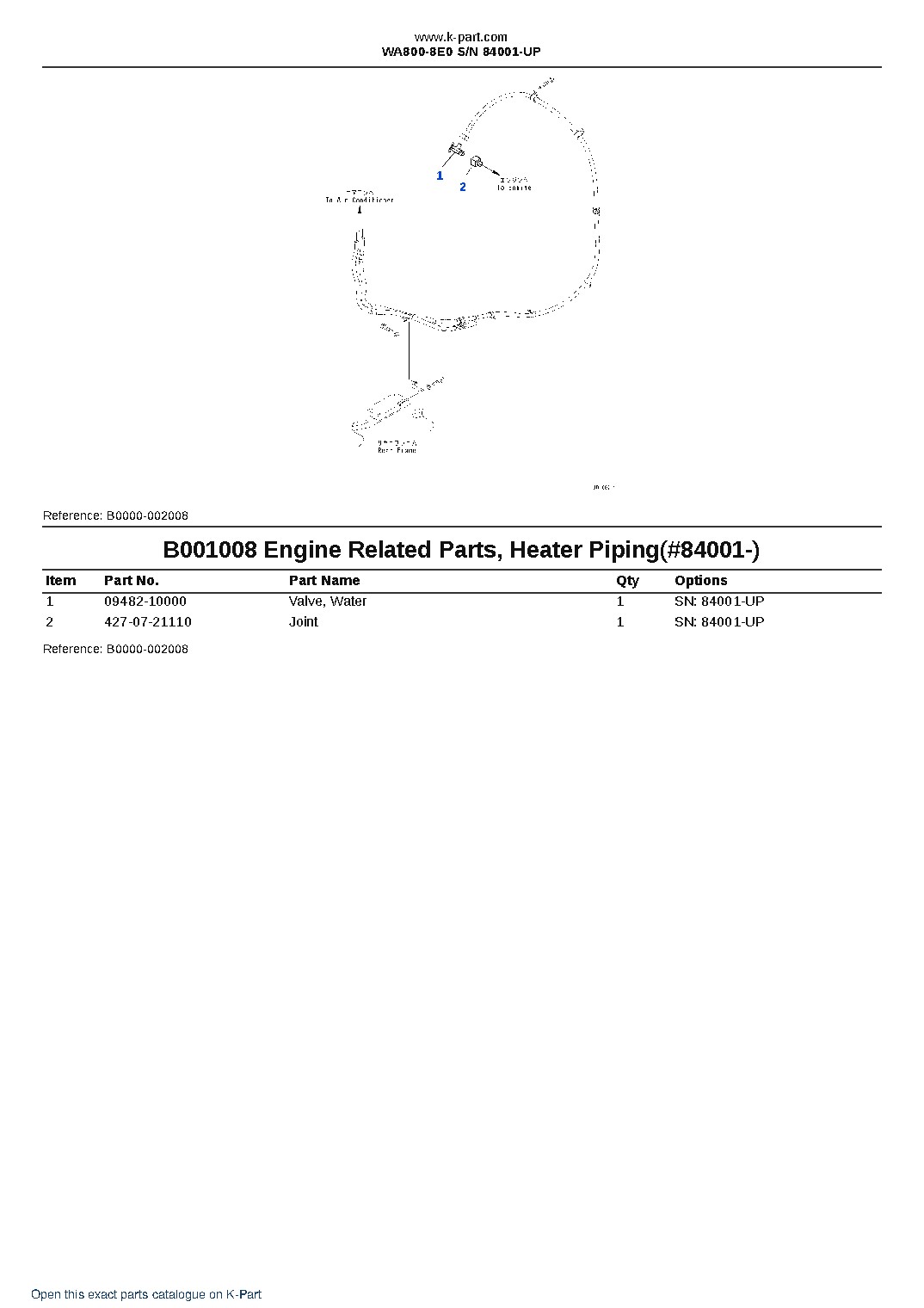 WA800-8E0 S/N 84001-UP – sample page 10