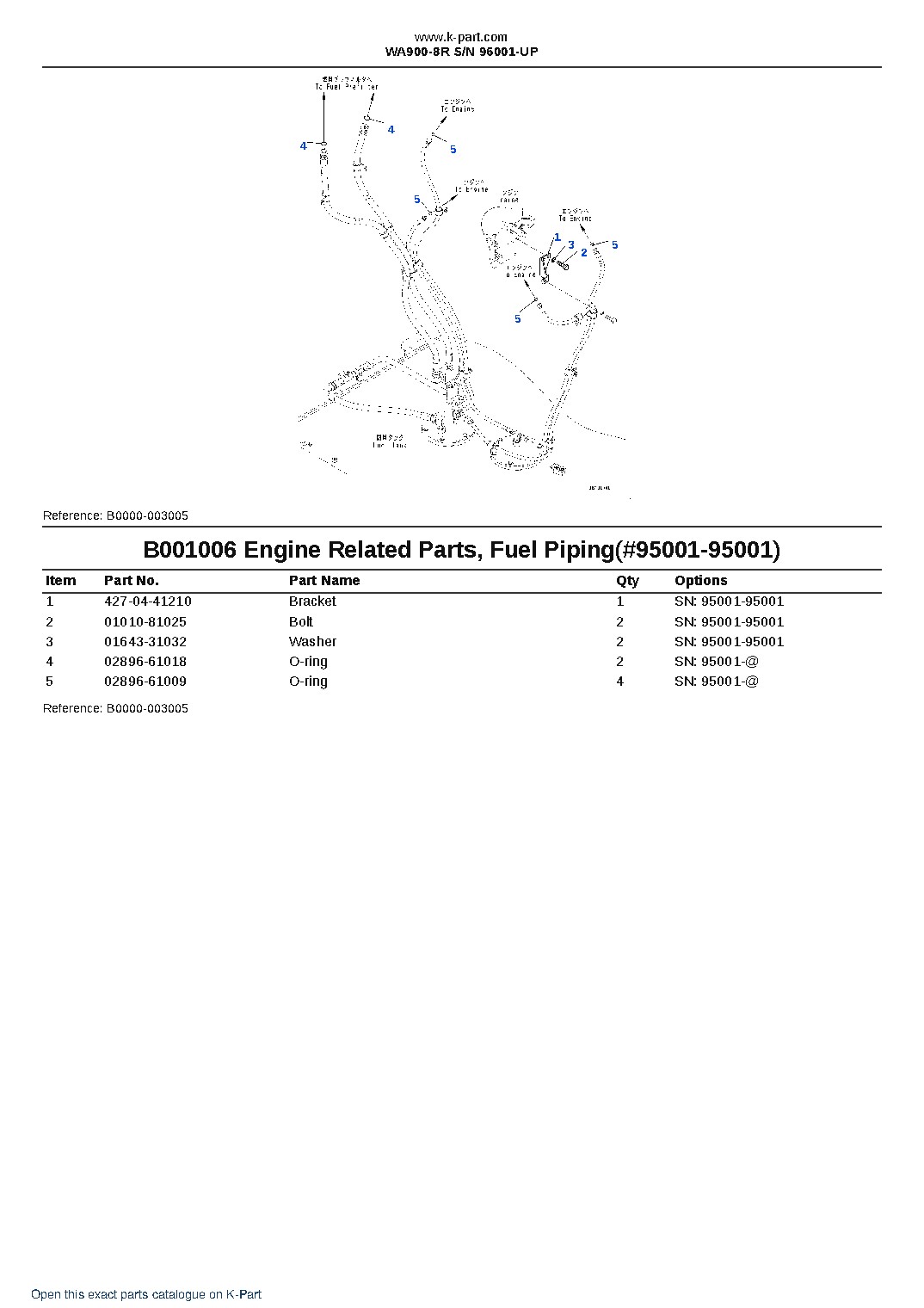 WA900-8R S/N 96001-UP – sample page 8 WA900-8R S/N 96001-UP – sample page 8