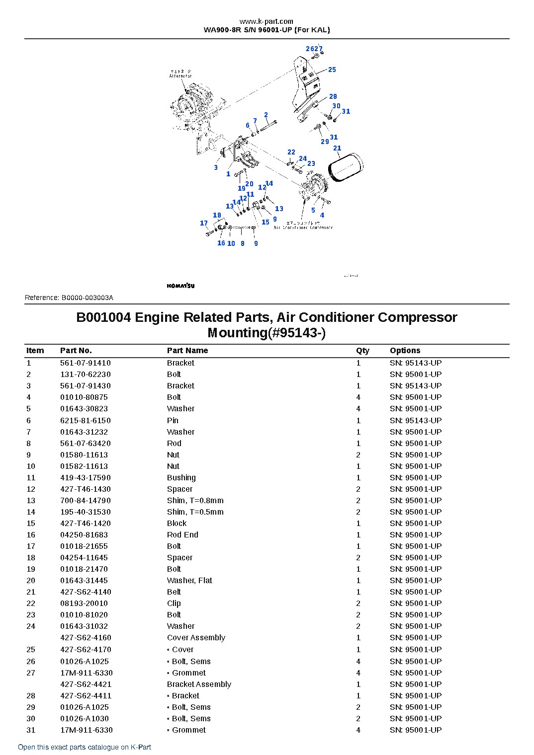 WA900-8R S/N 96001-UP (For KAL) – sample page 5 WA900-8R S/N 96001-UP (For KAL) – sample page 5