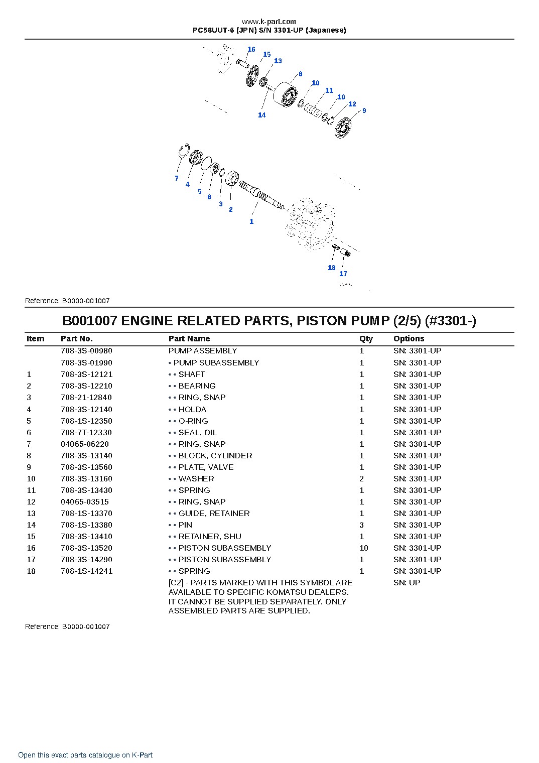 PC58UUT-6 (JPN) S/N 3301-UP (Japanese) – sample page 8 PC58UUT-6 (JPN) S/N 3301-UP (Japanese) – sample page 8