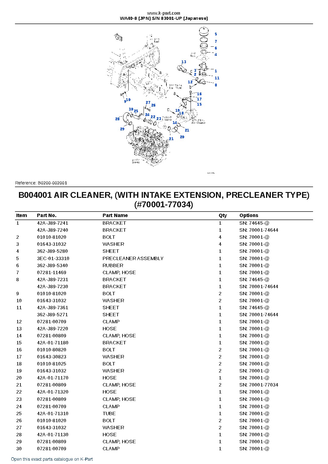 WA40-8 (JPN)  S/N 83001-UP (Japanese) – sample page 7