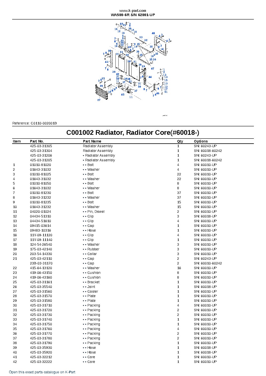WA500-6R S/N 62001-UP – sample page 8 WA500-6R S/N 62001-UP – sample page 8