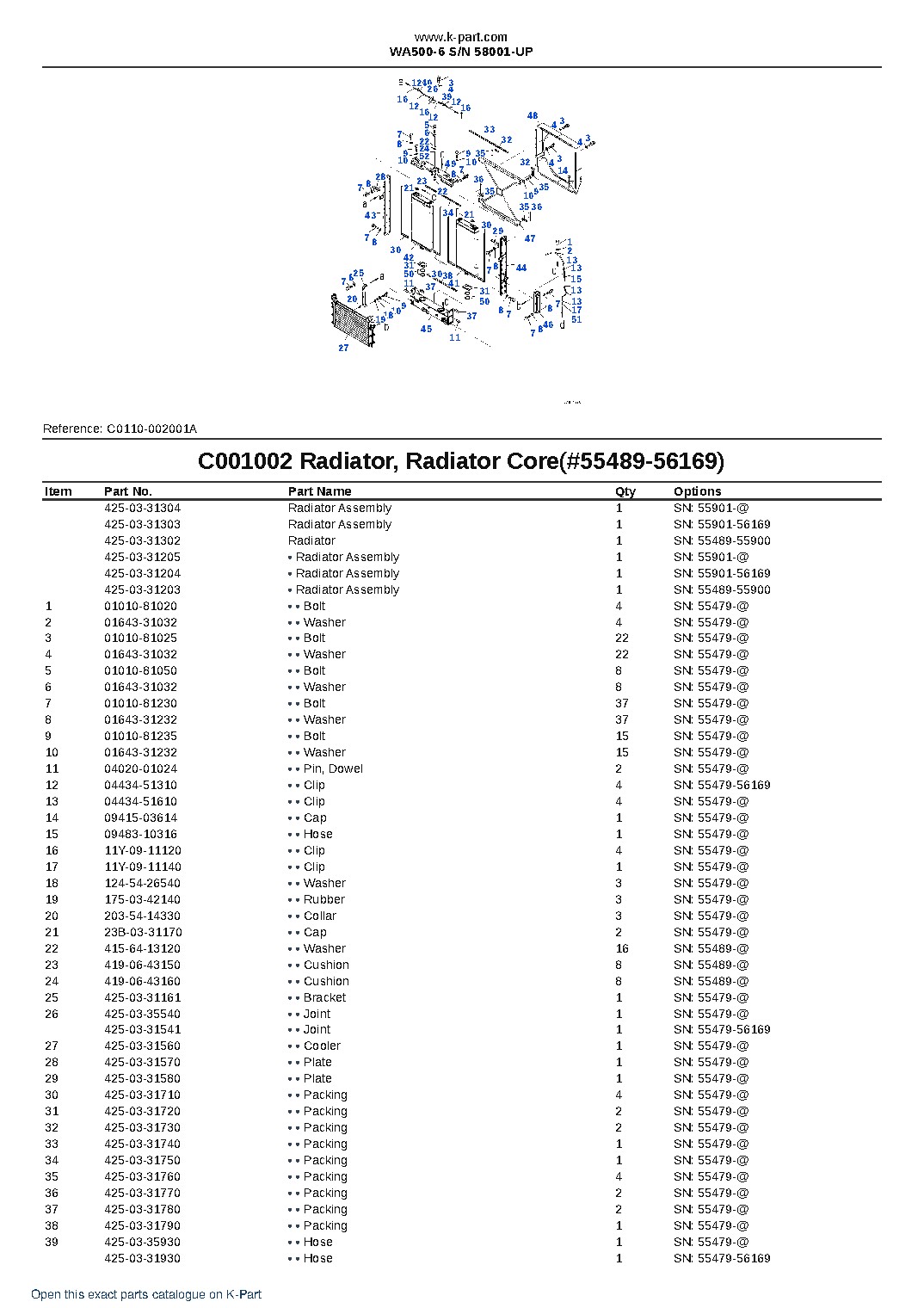 WA500-6 S/N 58001-UP – sample page 8 WA500-6 S/N 58001-UP – sample page 8