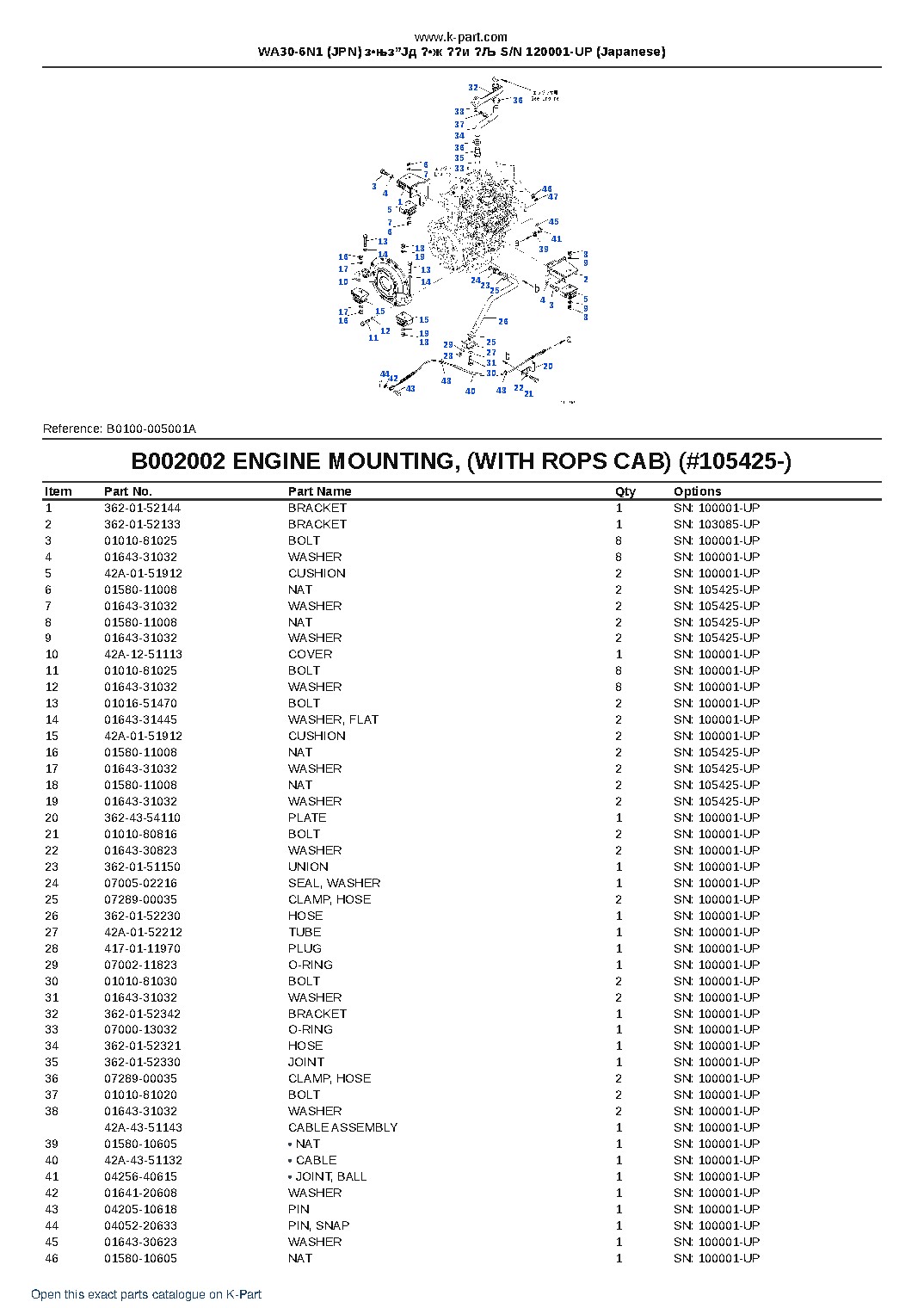 WA30-6N1 (JPN) з•њз”Јд ?•ж ??и ?Љ S/N 120001-UP (Japanese) – sample page 7