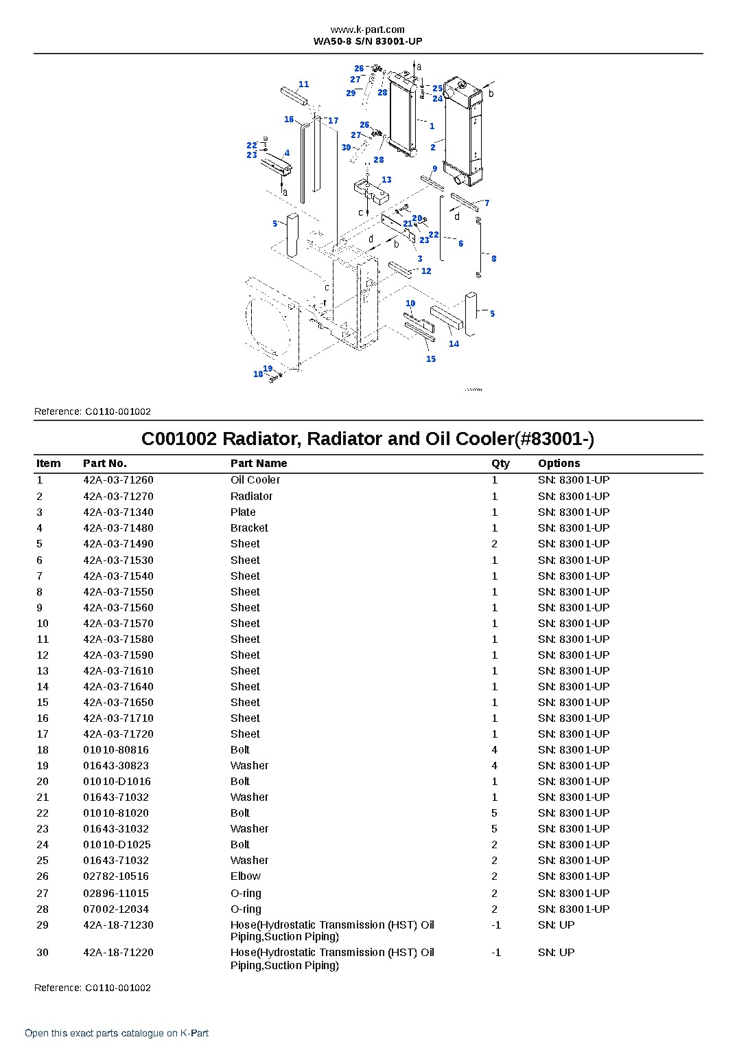WA50-8 S/N 83001-UP – sample page 10 WA50-8 S/N 83001-UP – sample page 10