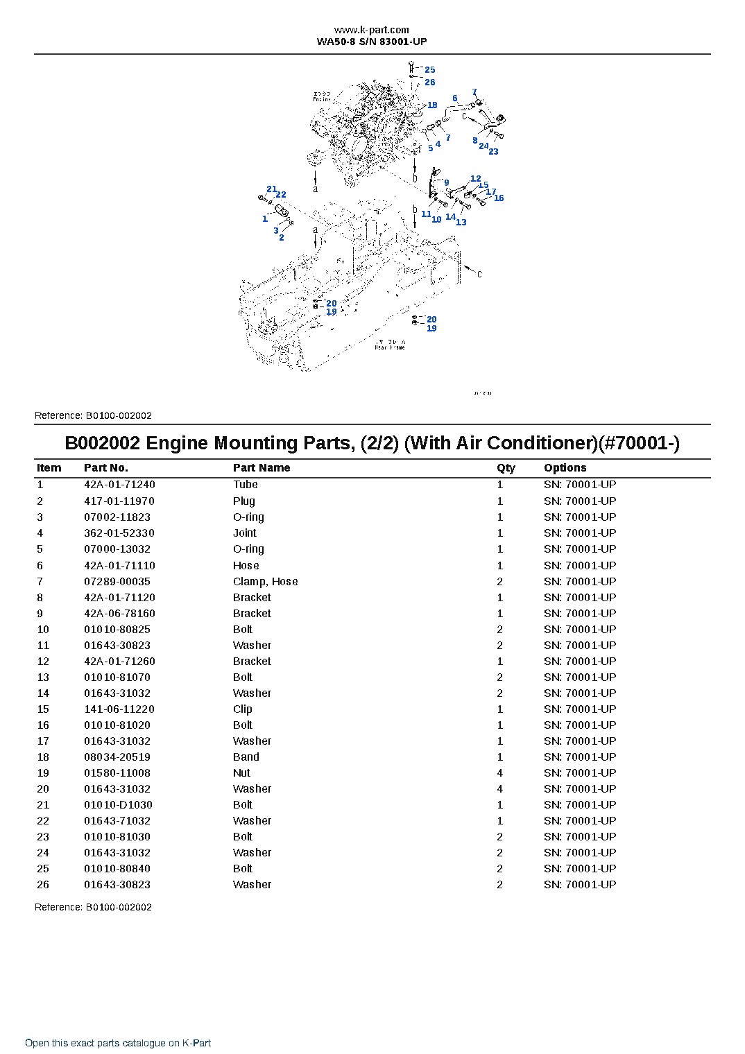 WA50-8 S/N 83001-UP – sample page 4 WA50-8 S/N 83001-UP – sample page 4