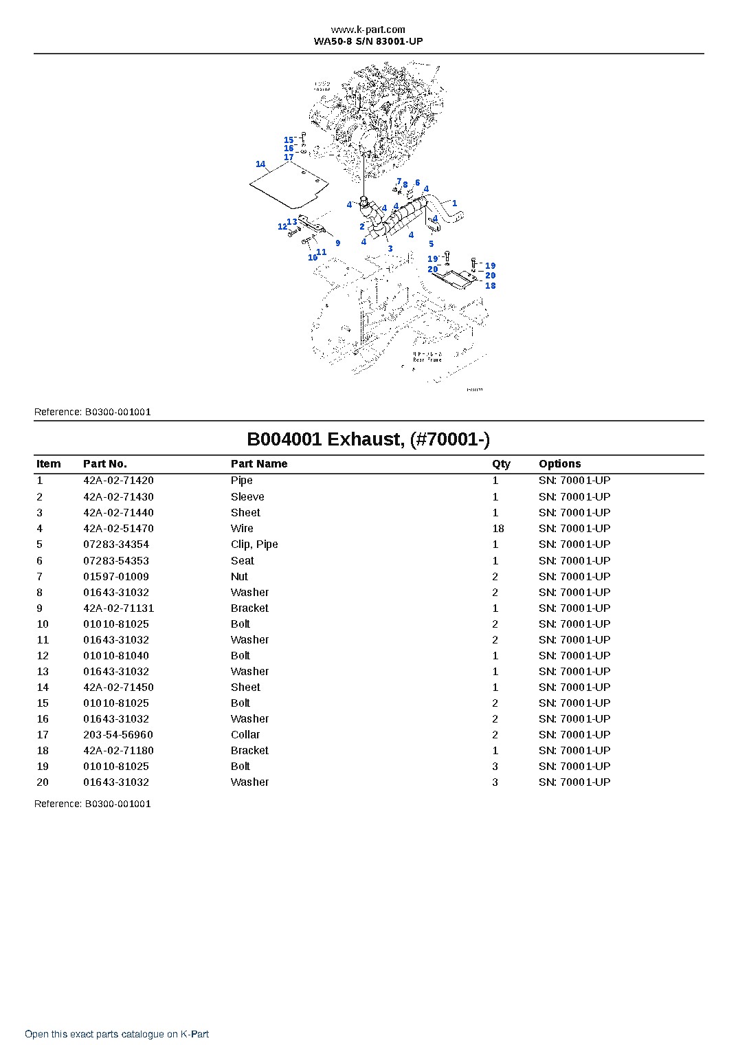 WA50-8 S/N 83001-UP – sample page 7 WA50-8 S/N 83001-UP – sample page 7