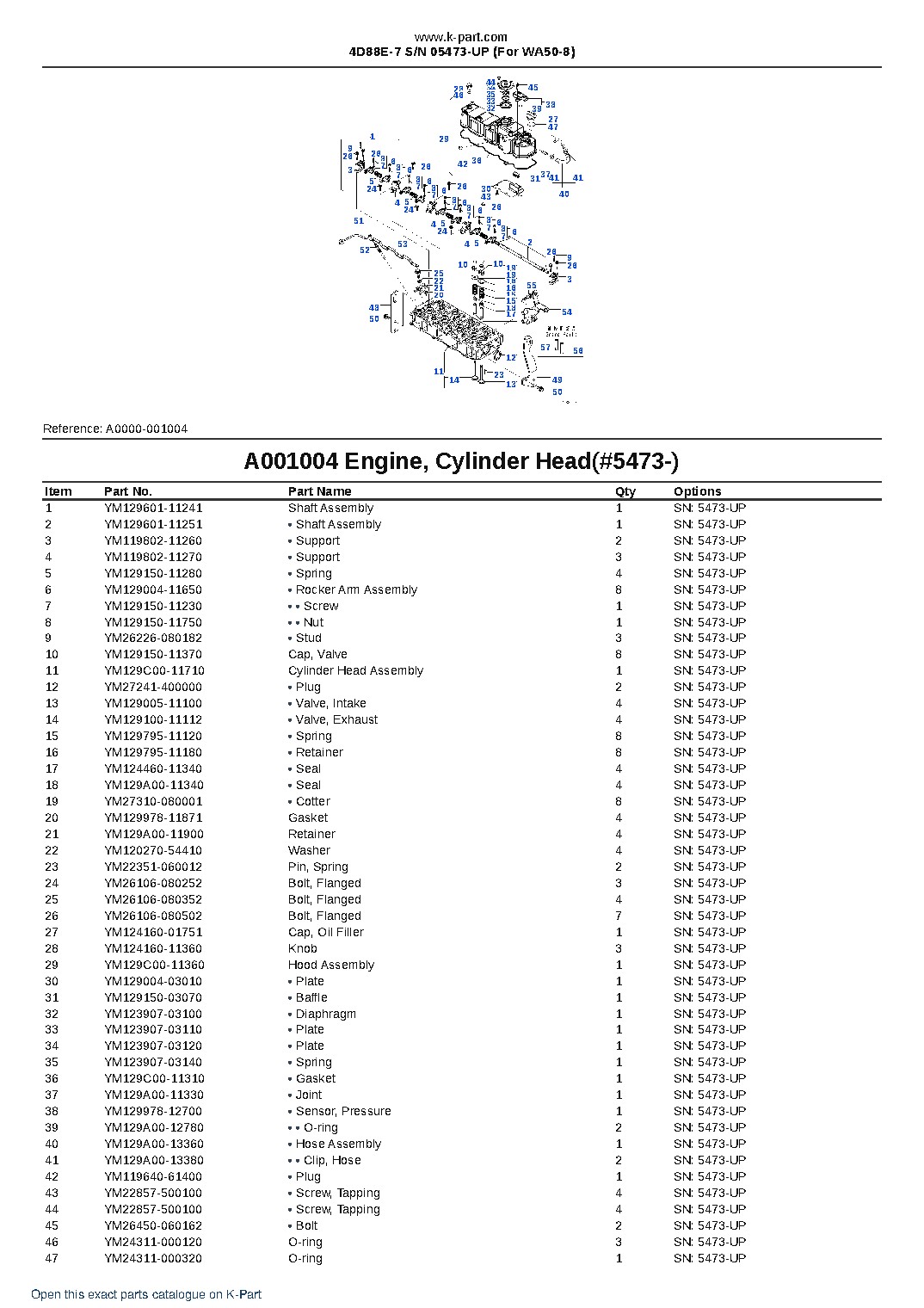 4D88E-7 S/N 05473-UP (For WA50-8) – sample page 4