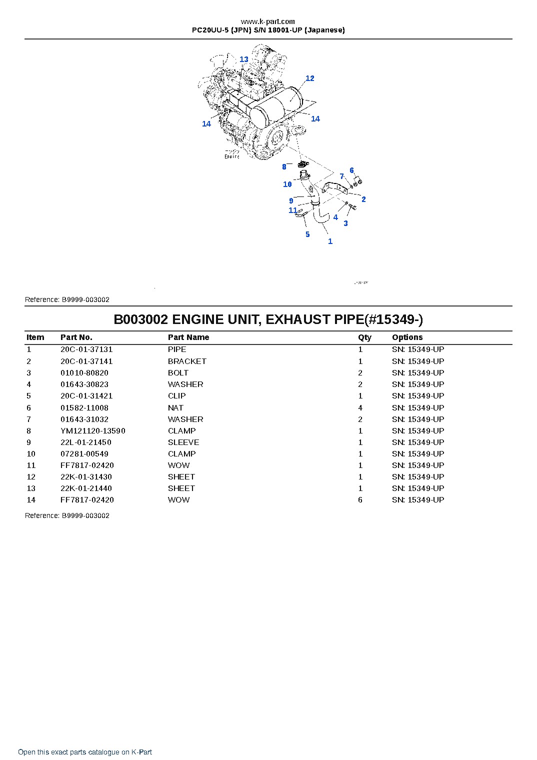 PC20UU-5 (JPN)  S/N 18001-UP (Japanese) – sample page 4