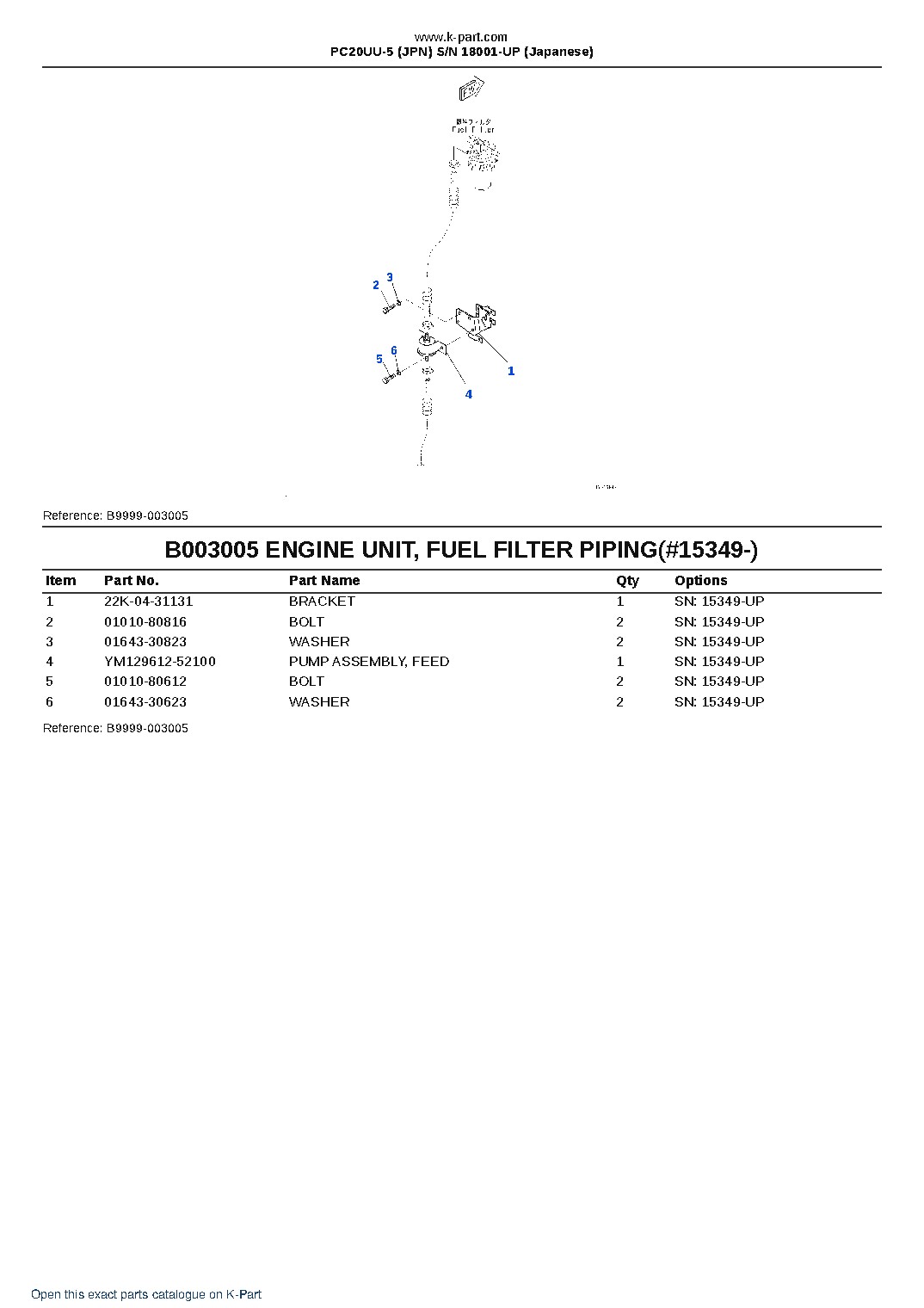 PC20UU-5 (JPN)  S/N 18001-UP (Japanese) – sample page 7