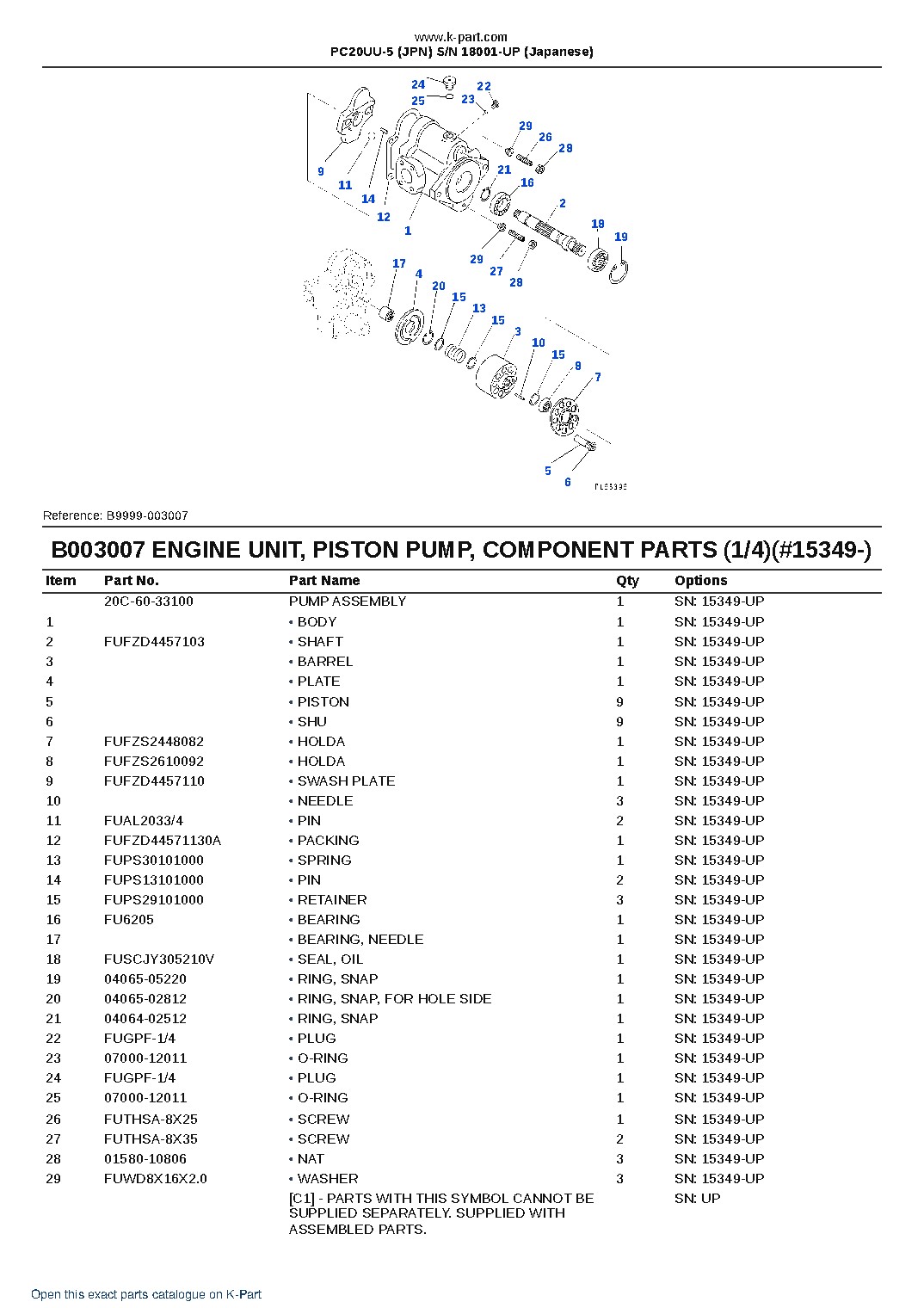 PC20UU-5 (JPN)  S/N 18001-UP (Japanese) – sample page 9
