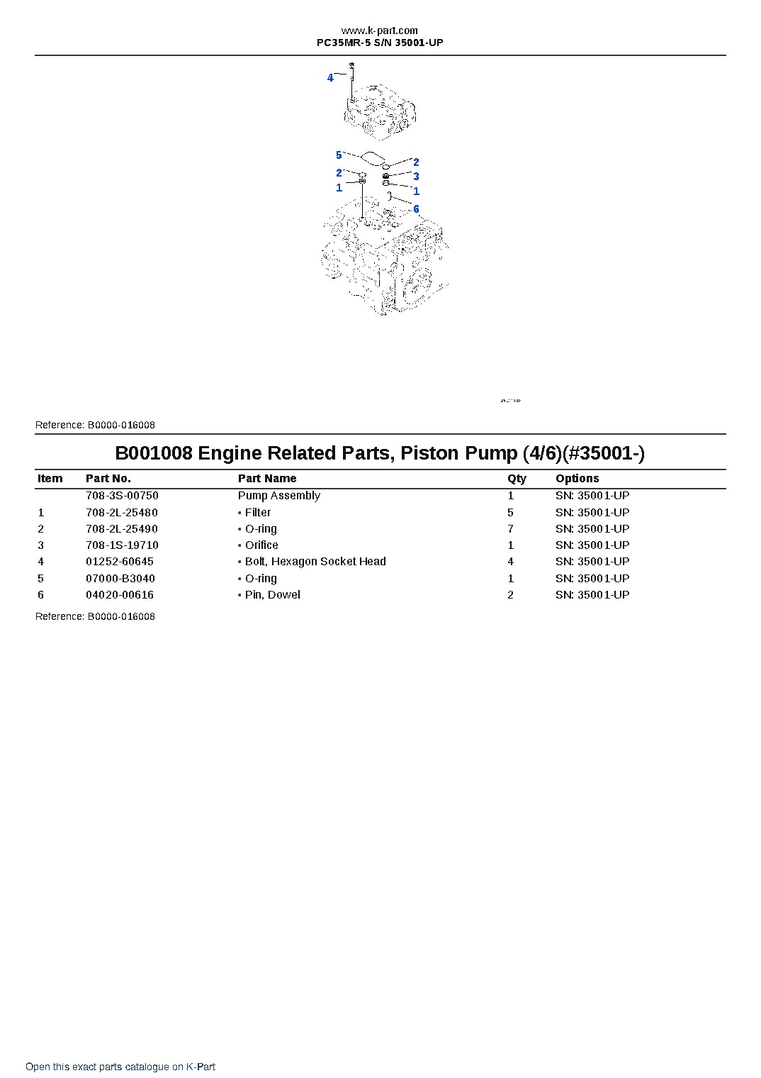 PC35MR-5 S/N 35001-UP – sample page 10 PC35MR-5 S/N 35001-UP – sample page 10