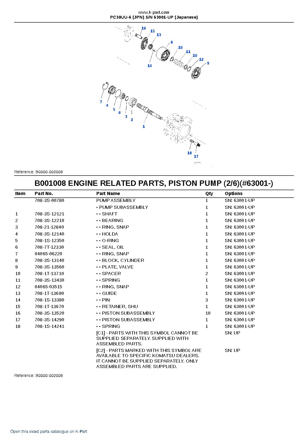 PC38UU-6 (JPN)  S/N 63001-UP (Japanese) – sample page 9