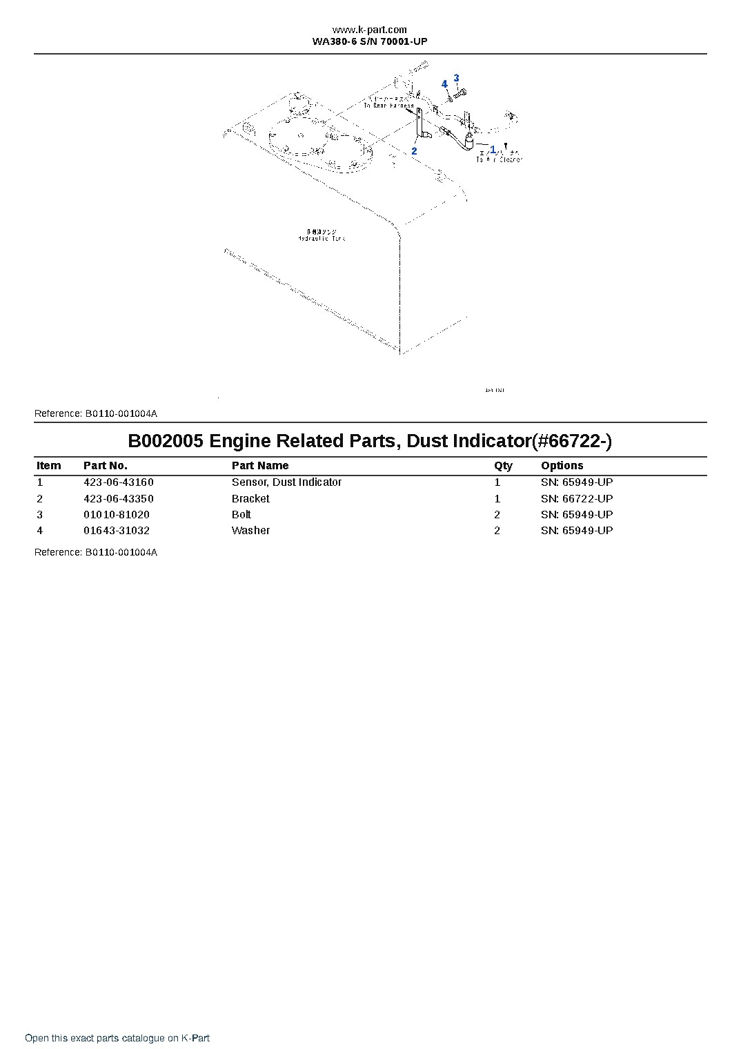 WA380-6 S/N 70001-UP – sample page 8 WA380-6 S/N 70001-UP – sample page 8