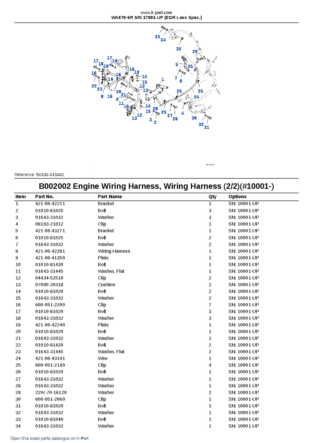 WA470-6R S/N 17001-UP (EGR Less Spec.) – sample page 3 WA470-6R S/N 17001-UP (EGR Less Spec.) – sample page 3